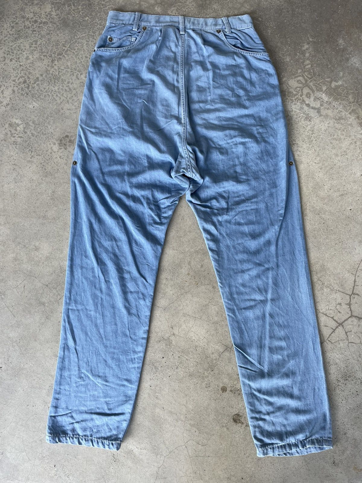 Issey Miyake Mercibeaucoup Drop Crotch Parachute Baggy Pant Size US 30 / EU 46 - 3 Thumbnail