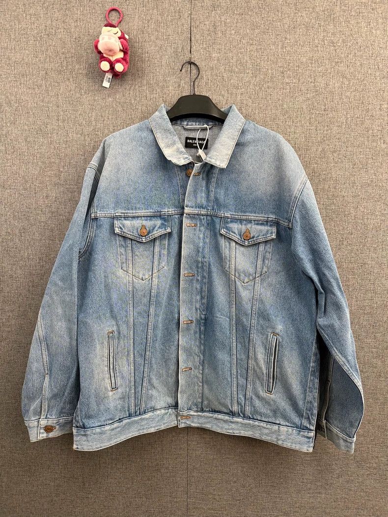 Balenciaga Balenciaga Blue Denim Jacket L - dmc Size US L / EU 52-54 / 3 - 1 Thumbnail