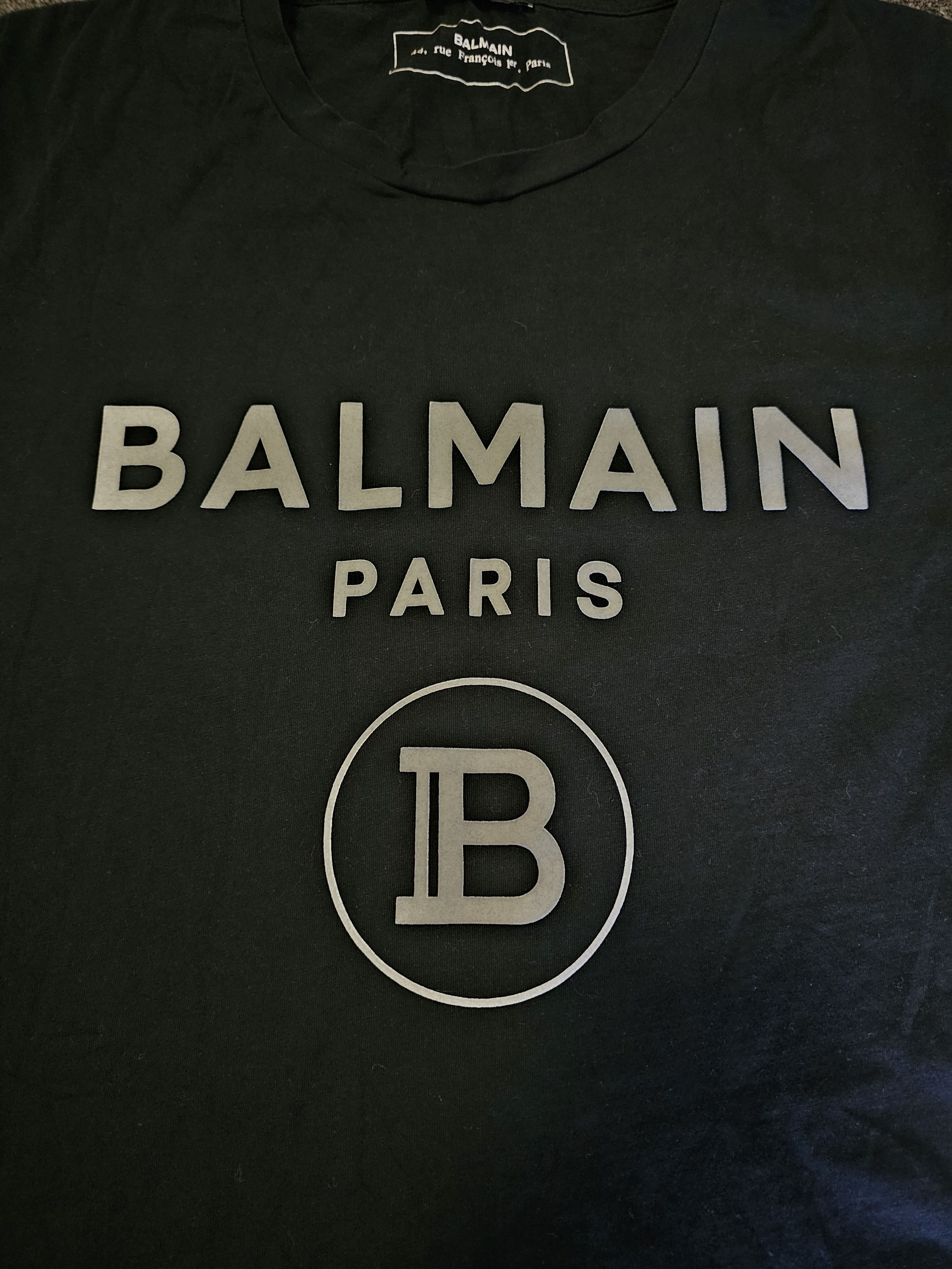 Balmain Balmain men's t-shirts size XXL Size US XL / EU 56 / 4 - 2 Thumbnail