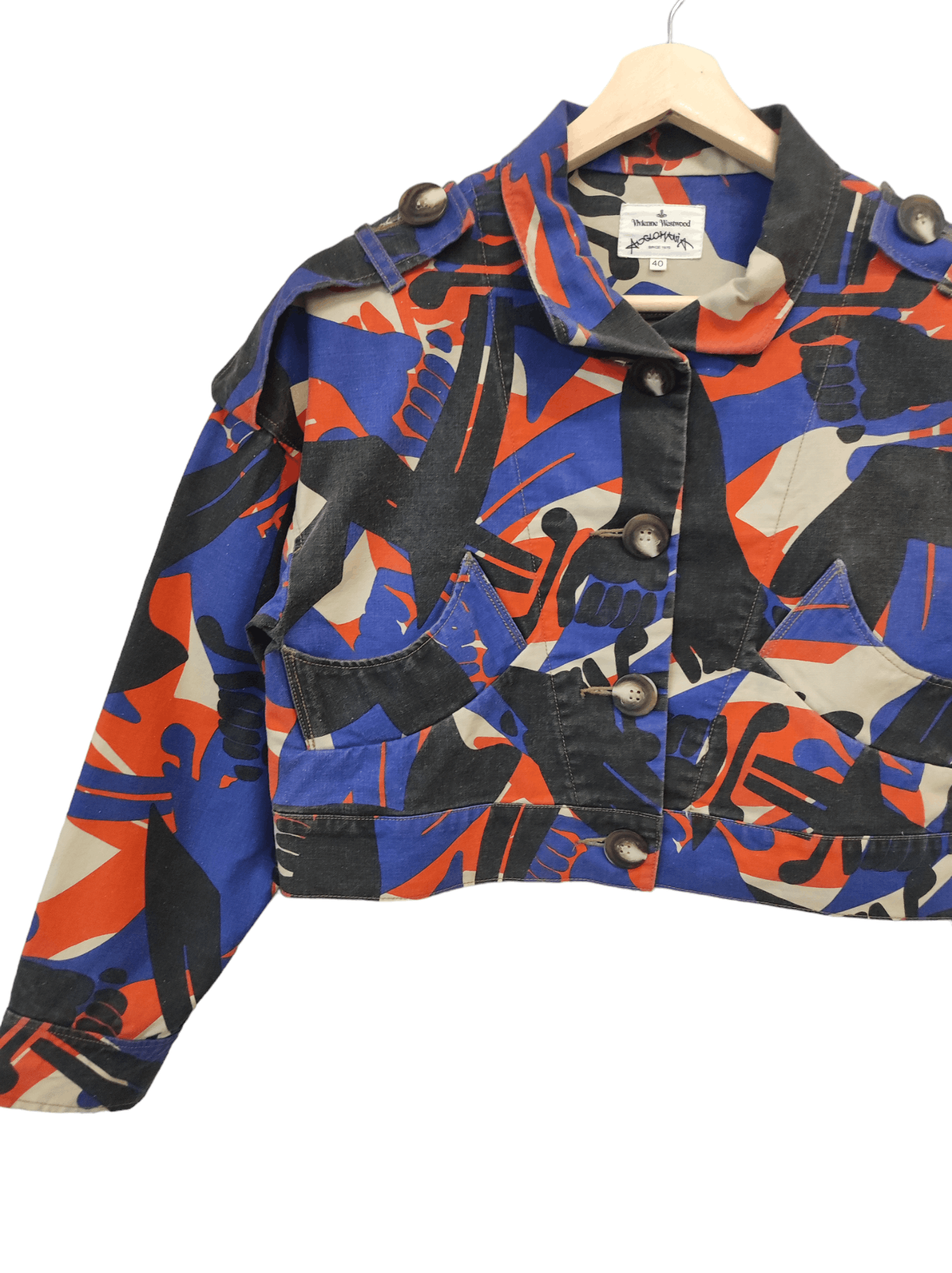 Vivienne Westwood Vivienne Westwood Anglomania Classic Sword Denime Jacket Size M / US 6-8 / IT 42-44 - 4 Thumbnail