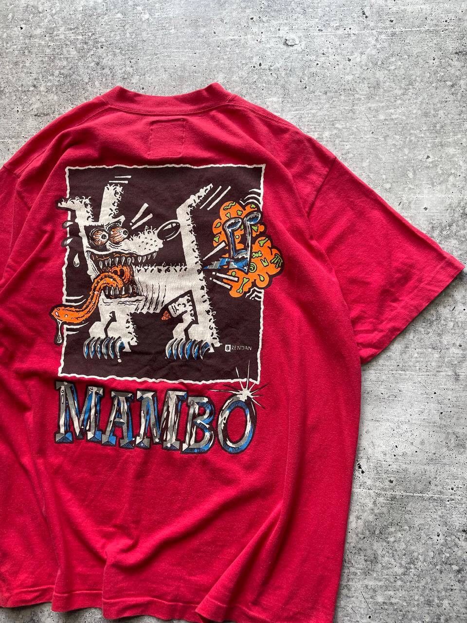 Mambo × Vintage Rare Vintage 90s Mambo Big Logo Dog Tee T-Shirt Y2K Size US L / EU 52-54 / 3 - 3 Thumbnail