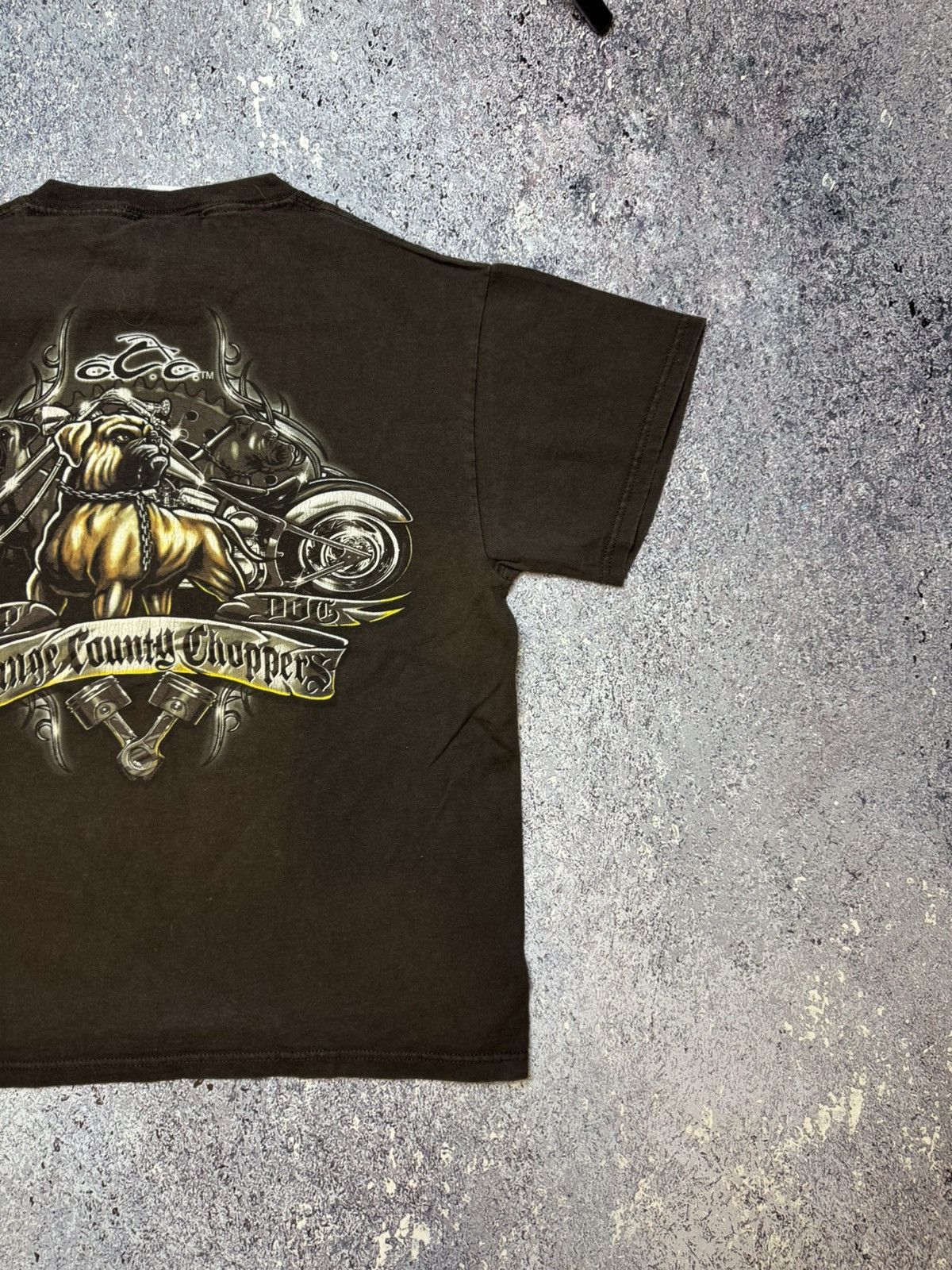 Vintage × West Coast Choppers 💥Y2K VINTAGE ORANGE COUNTY CHOPPERS TEE Size US M / EU 48-50 / 2 - 2 Thumbnail