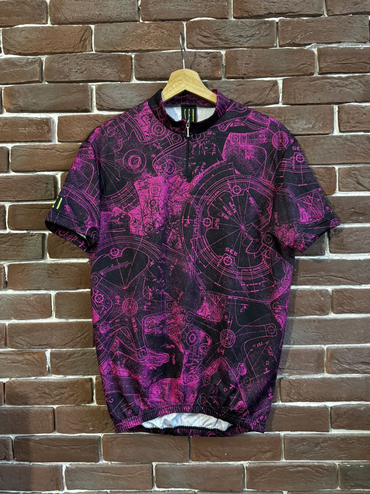 Vintage Rare 90s Seb Campagnolo Cycling Jersey Vintage L Pink Size US L / EU 52-54 / 3 - 1 Thumbnail