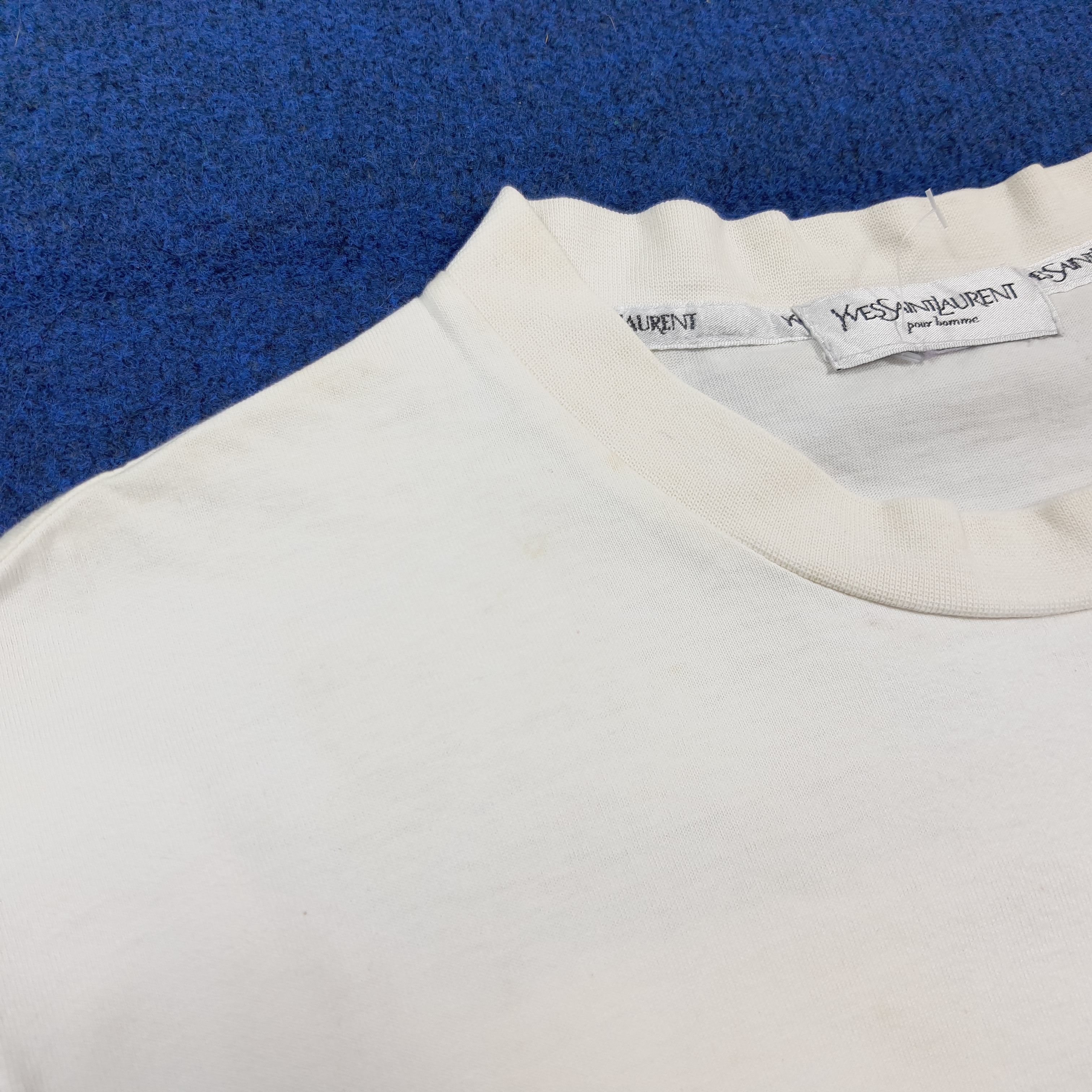 Yves Saint Laurent Vintage Yves Saint Laurent YSL Designer Tshirt C301N6 Size US M / EU 48-50 / 2 - 8 Thumbnail