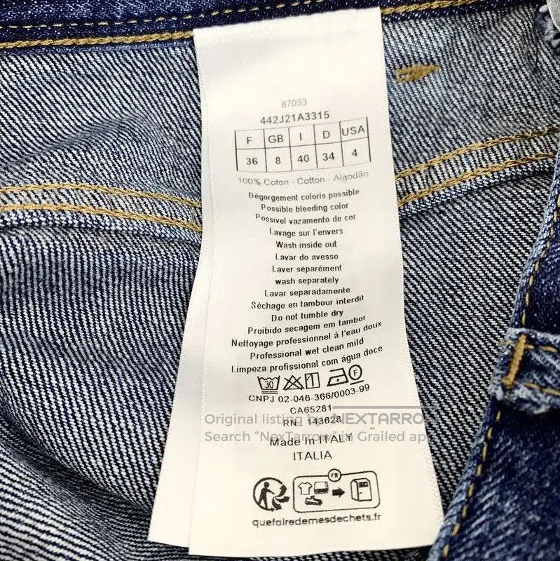 Dior Dior Blue Cotton Women's Skirt . Size 22" - 7 Thumbnail