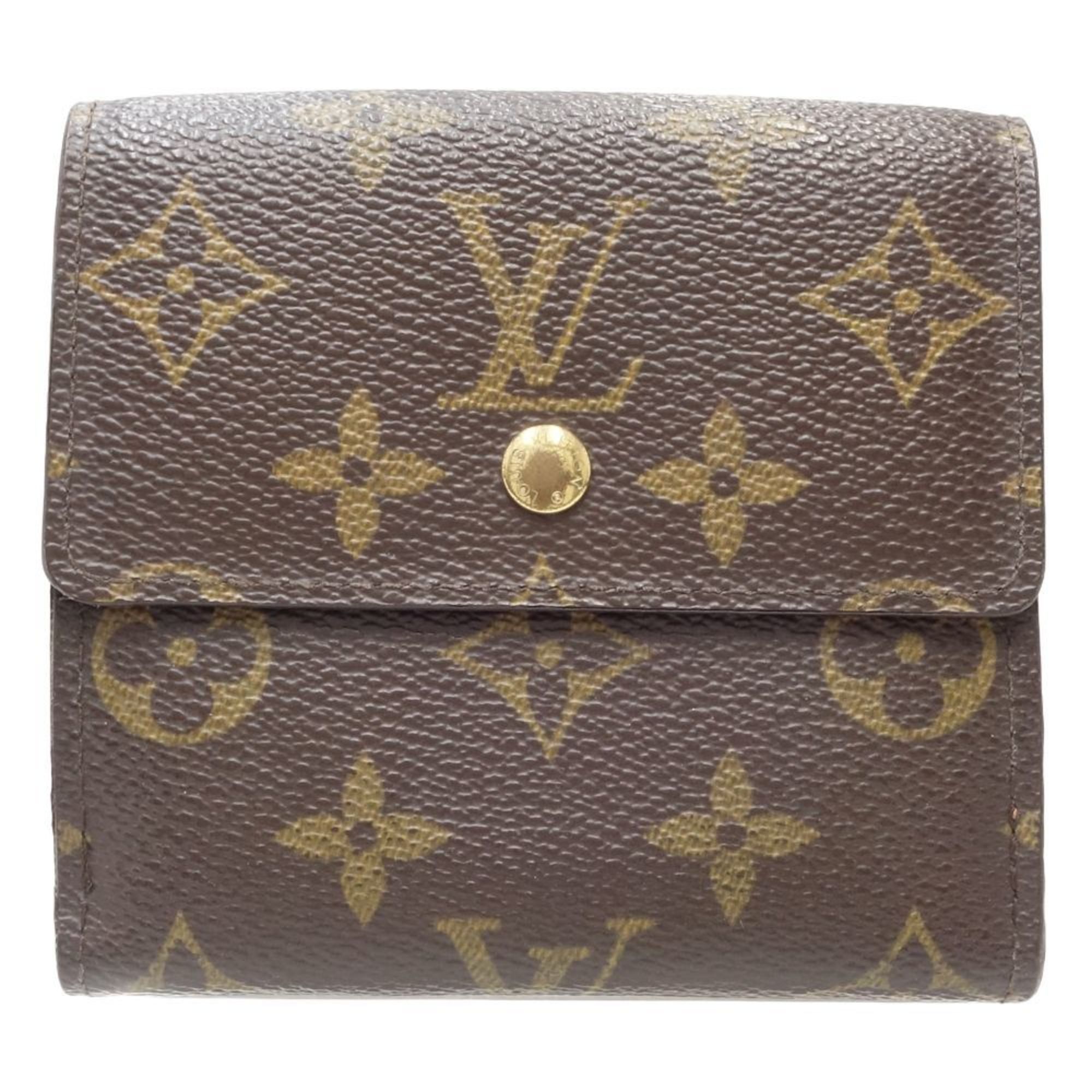 image of Louis Vuitton Monogram Portomone Bier M61652 Trifold Wallet Brown 180156, Women's