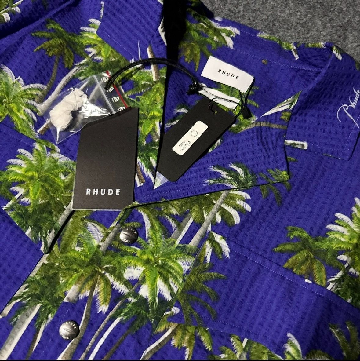 Rhude Rhude palm tree print “green” shirt Size US M / EU 48-50 / 2 - 6 Thumbnail
