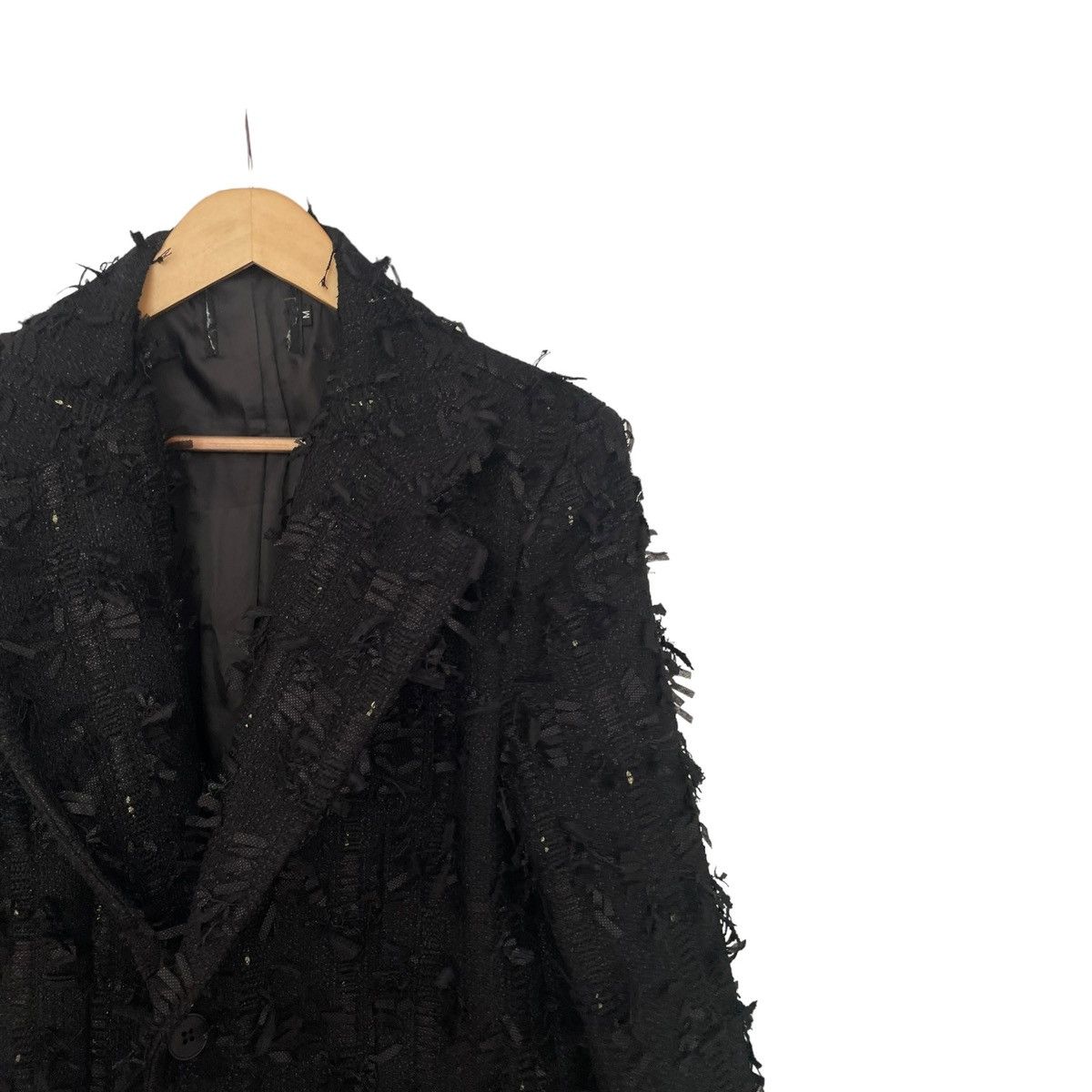 Designer × Japanese Brand Tweed tassel blazer Size US L / EU 52-54 / 3 - 2 Thumbnail