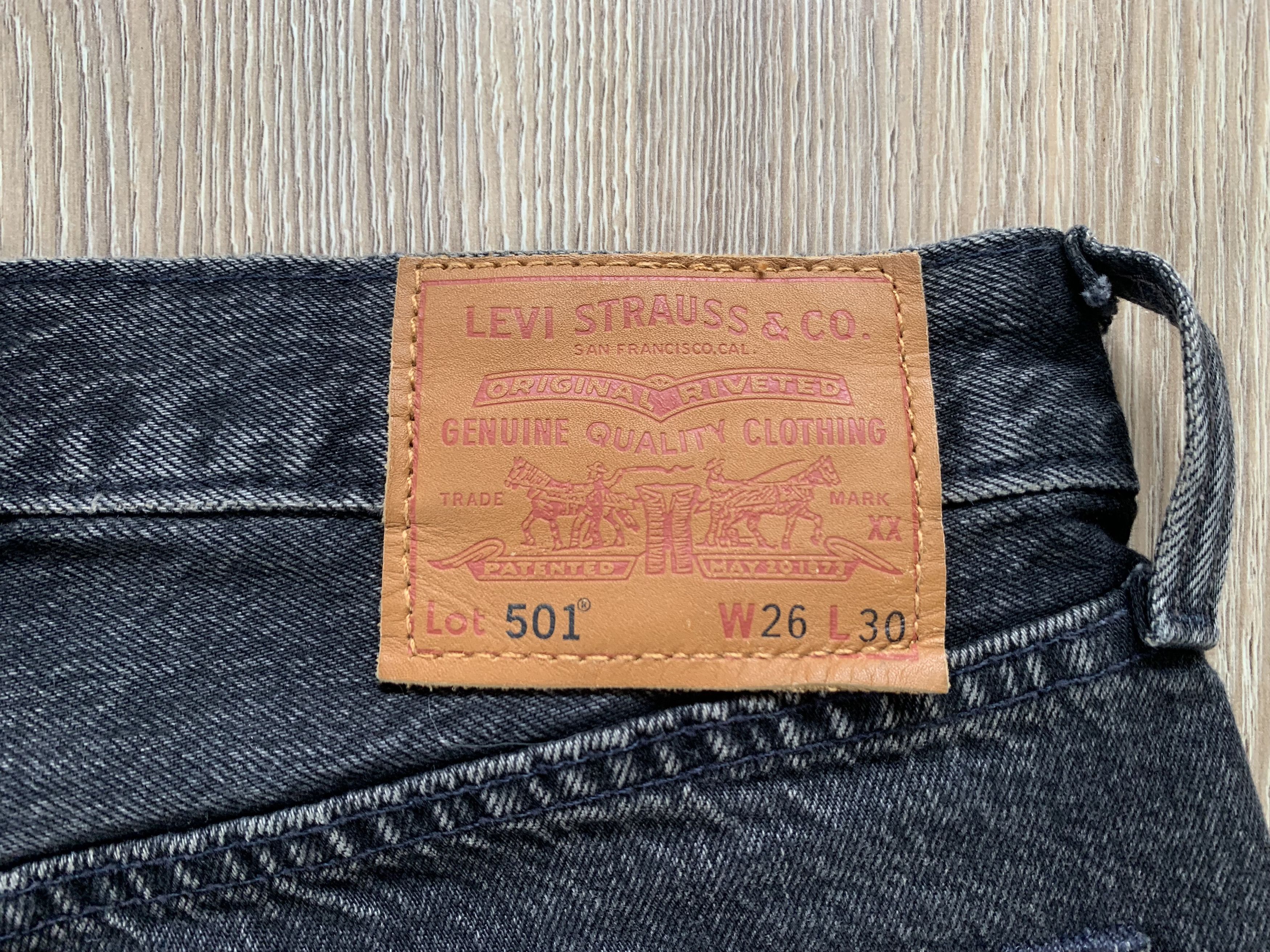 Levi's Levi's Premium 501 Dark Grey Jeans Size US 26 / EU 42 - 7 Thumbnail