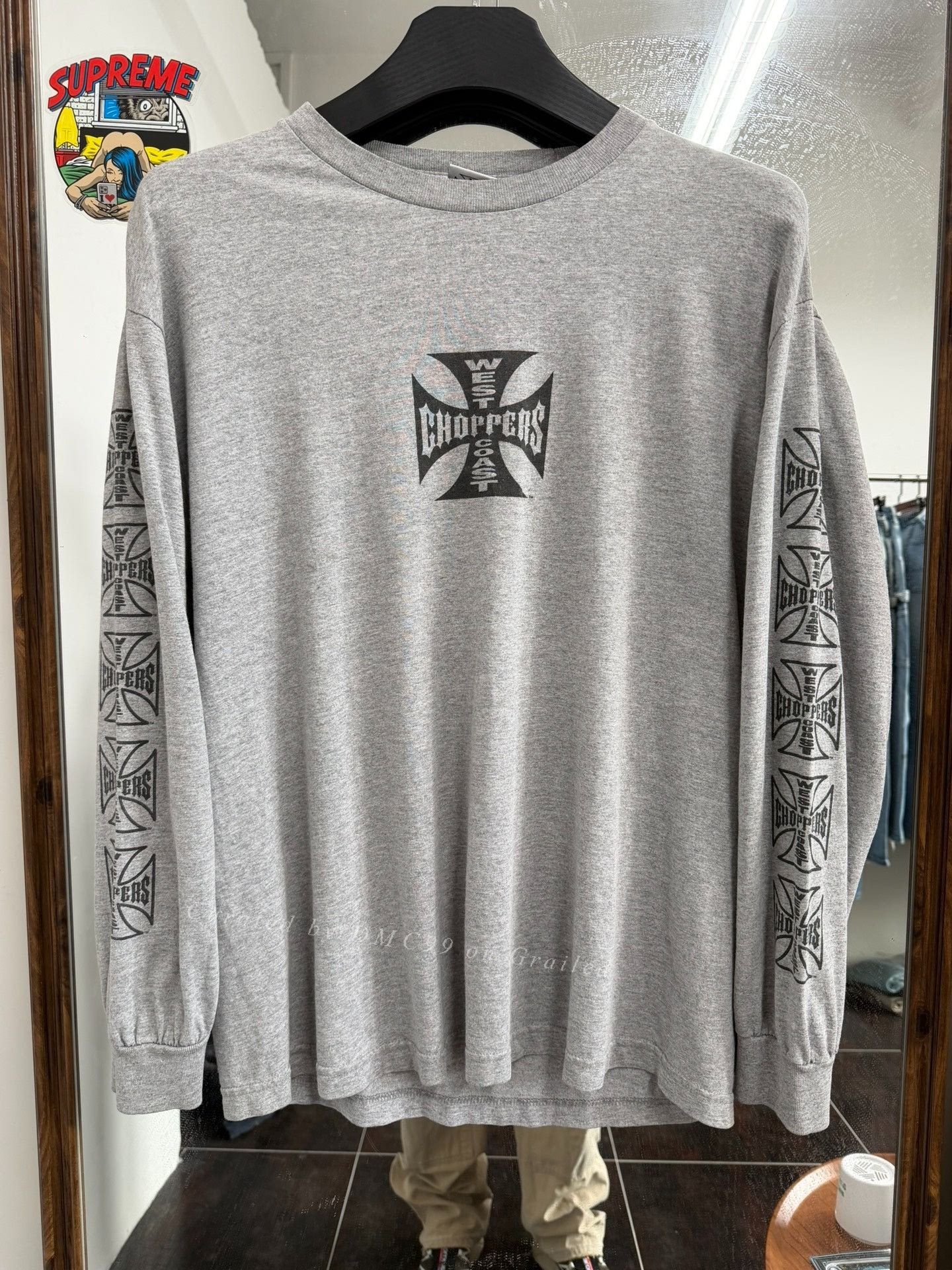Vintage Vintage West Coast Chopper Cross Long Sleeve Tee Size US M / EU 48-50 / 2 - 1 Thumbnail