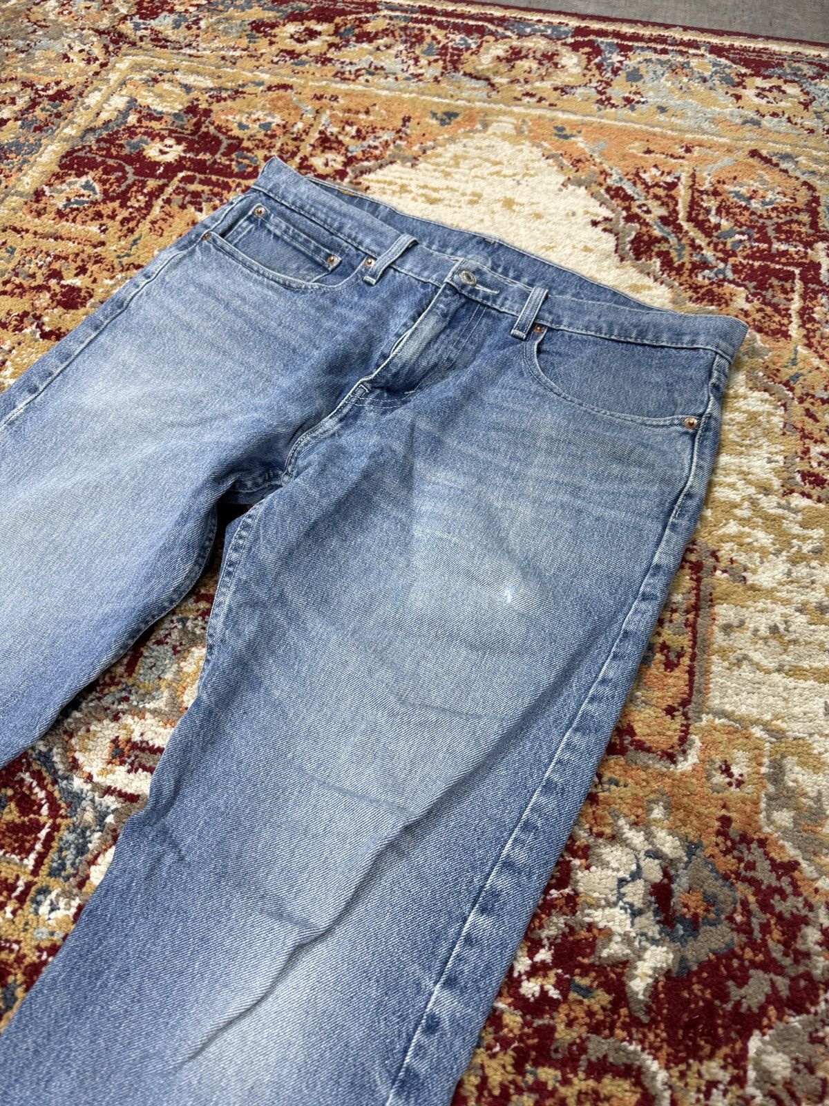 Levi's × Vintage Levi's Carpenter Baggy Denim Washed Black Jeans Pants Size US 36 / EU 52 - 5 Thumbnail