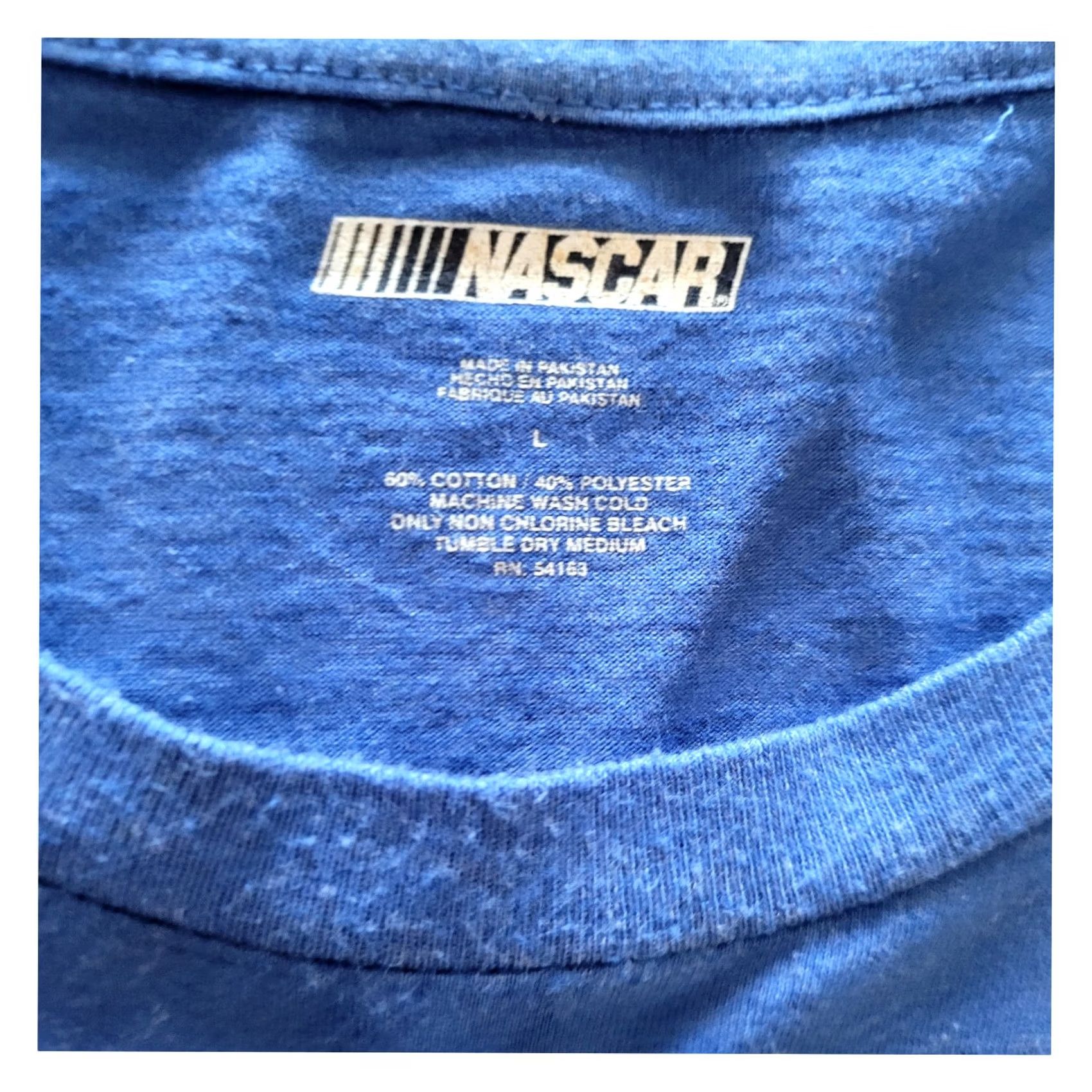 NASCAR VINTAGE Dale Earnhardt Jr. No. 88 NASCAR T-Shirt Blue Large (L) Racing Graphic Tee Size US L / EU 52-54 / 3 - 6 Thumbnail