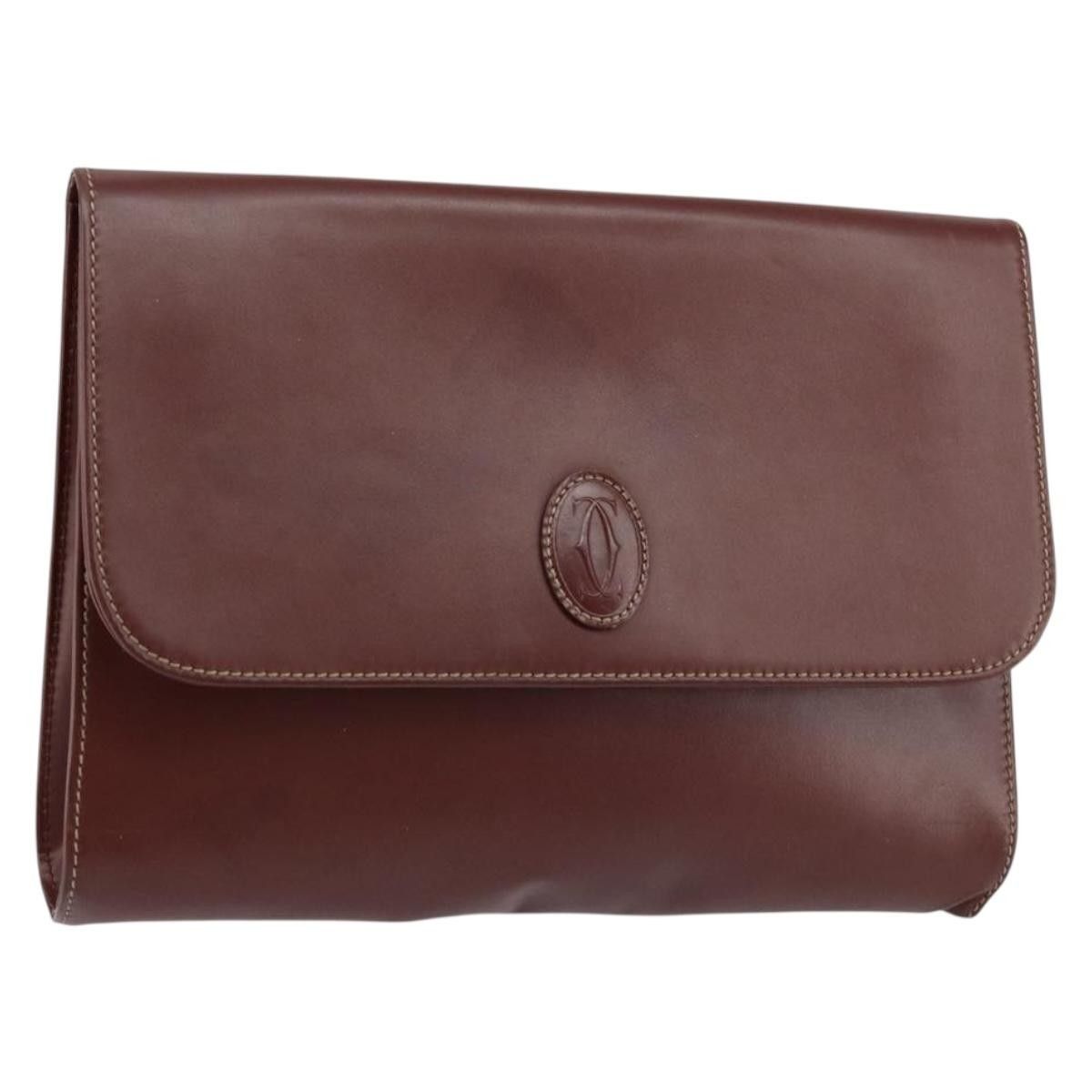 Cartier Cartier Must de Cartier Clutch Leather Size ONE SIZE - 1 Thumbnail
