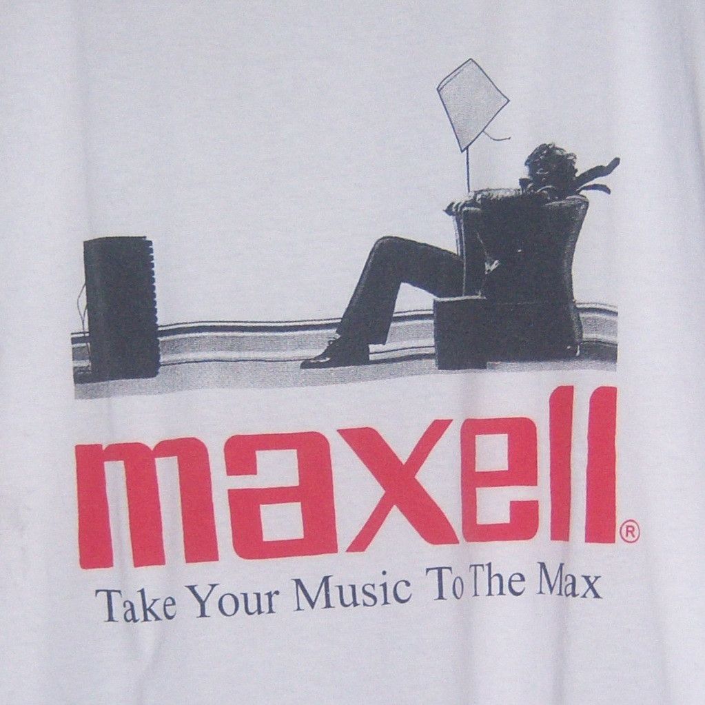 Band Tees Maxell Take Your Music To The Max T shirt / Band Size US XL / EU 56 / 4 - 5 Thumbnail