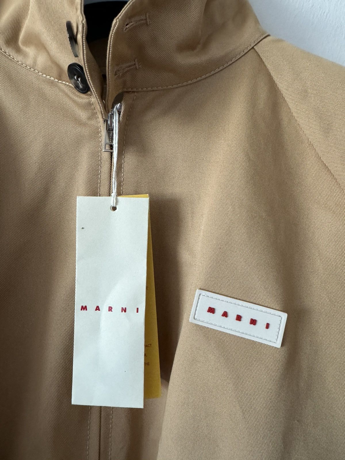 Marni Marni beige bomber jacket brand new Size US M / EU 48-50 / 2 - 5 Thumbnail