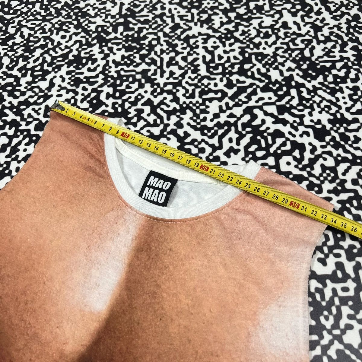 Japanese Brand GYM Body Print Humor Style Mao Mao Sleeveless Y2K Size US M / EU 48-50 / 2 - 15 Thumbnail