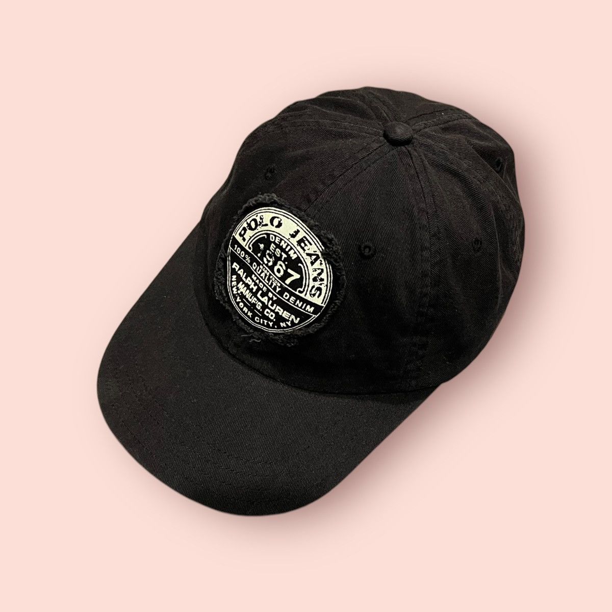 Polo Ralph Lauren × Ralph Lauren × Vintage VINTAGE POLO JEANS PATCHES STRAPBACK CAP Size ONE SIZE - 3 Thumbnail
