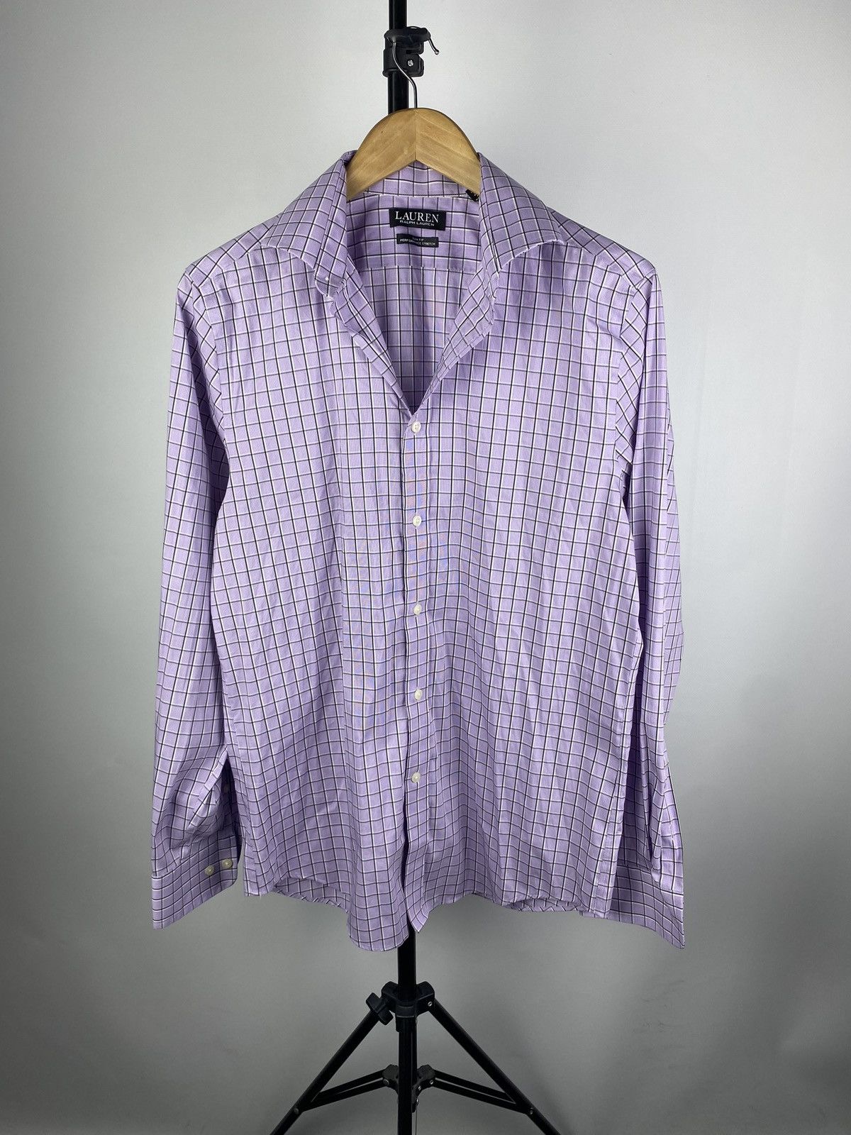Ralph Lauren × Vintage 🔥Ralph Lauren Black Label Purple Mens Shirt Button Up Medium Size US M / EU 48-50 / 2 - 1 Thumbnail
