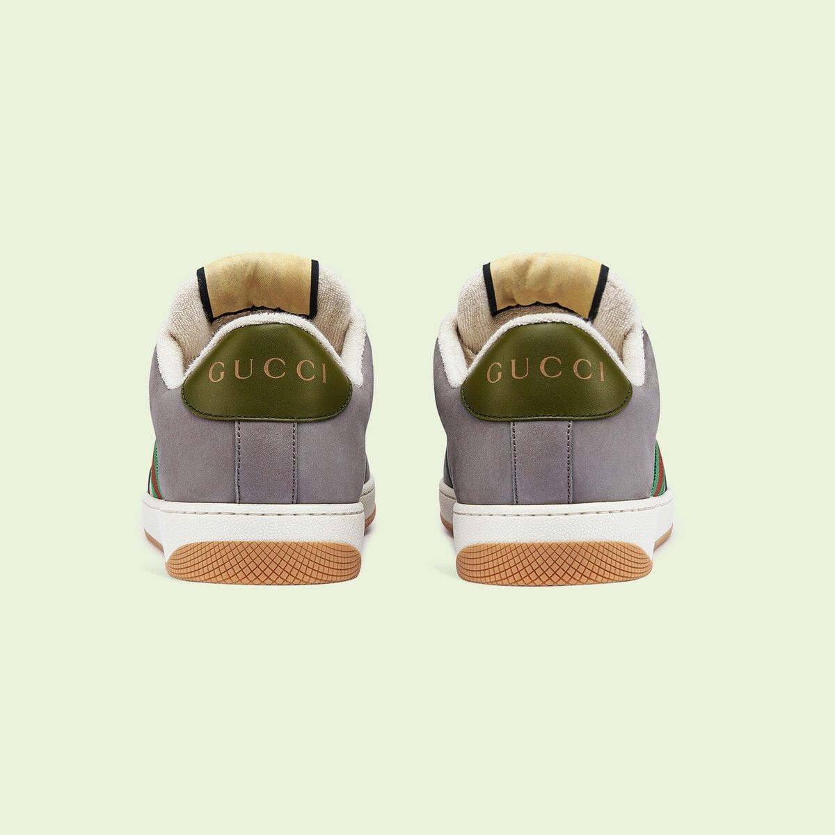 Gucci o1s1wg110625 Screener Sneakers With Web in Multicolor Size US 12.5 / EU 45-46 - 5 Thumbnail