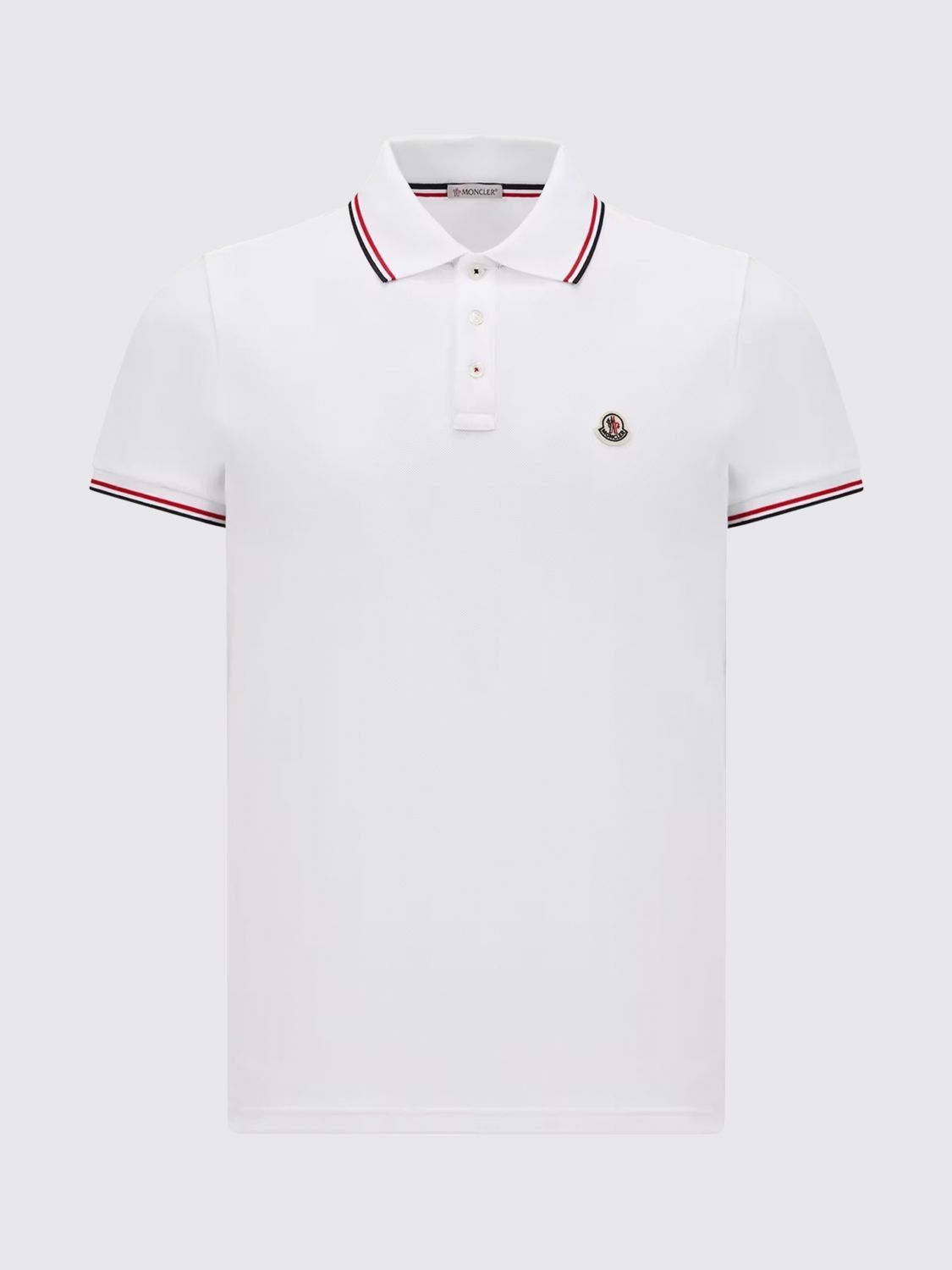 Moncler Moncler Polo Shirt Men White Size US XL / EU 56 / 4 - 1 Preview
