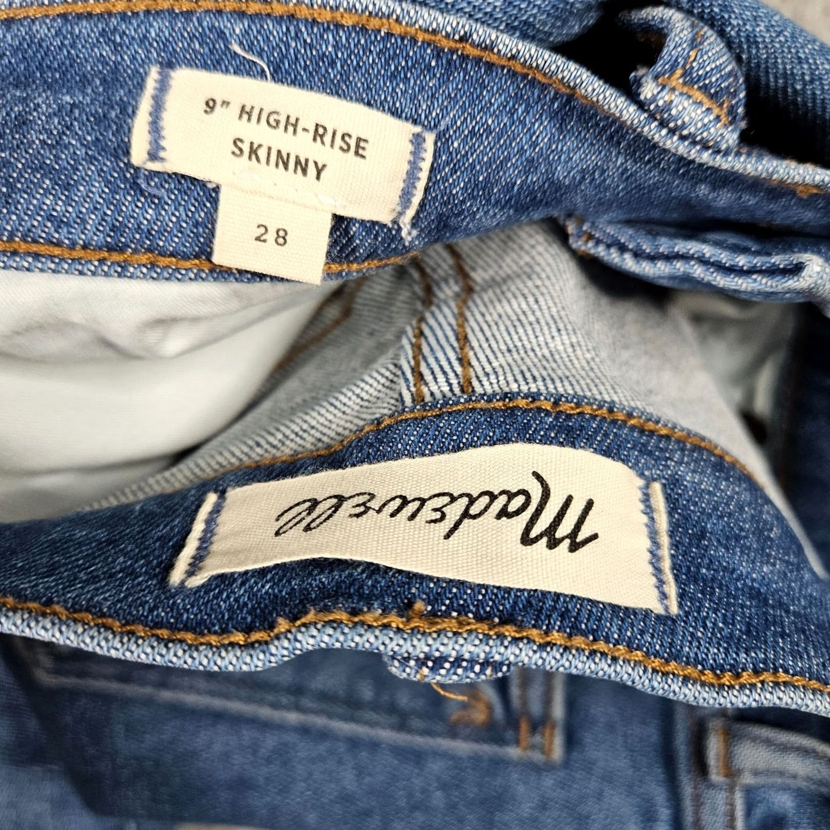 Madewell Madewell Jeans Skinny Blue 9” High-Rise Five Pockets Casual Size 28 Women Regular Multi-Color? No, Blue Size 28" / US 6 / IT 42 - 6 Thumbnail