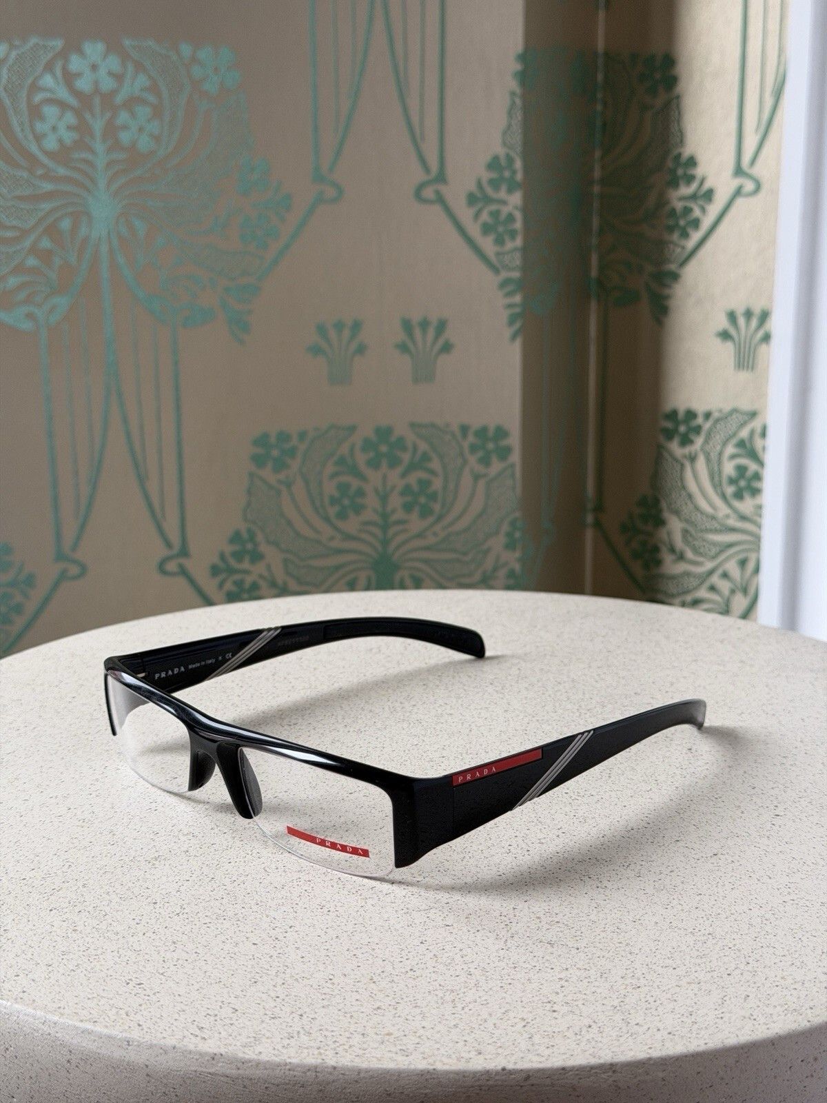 Prada Prada sunglasses vintage star logo wraparound archive y2k