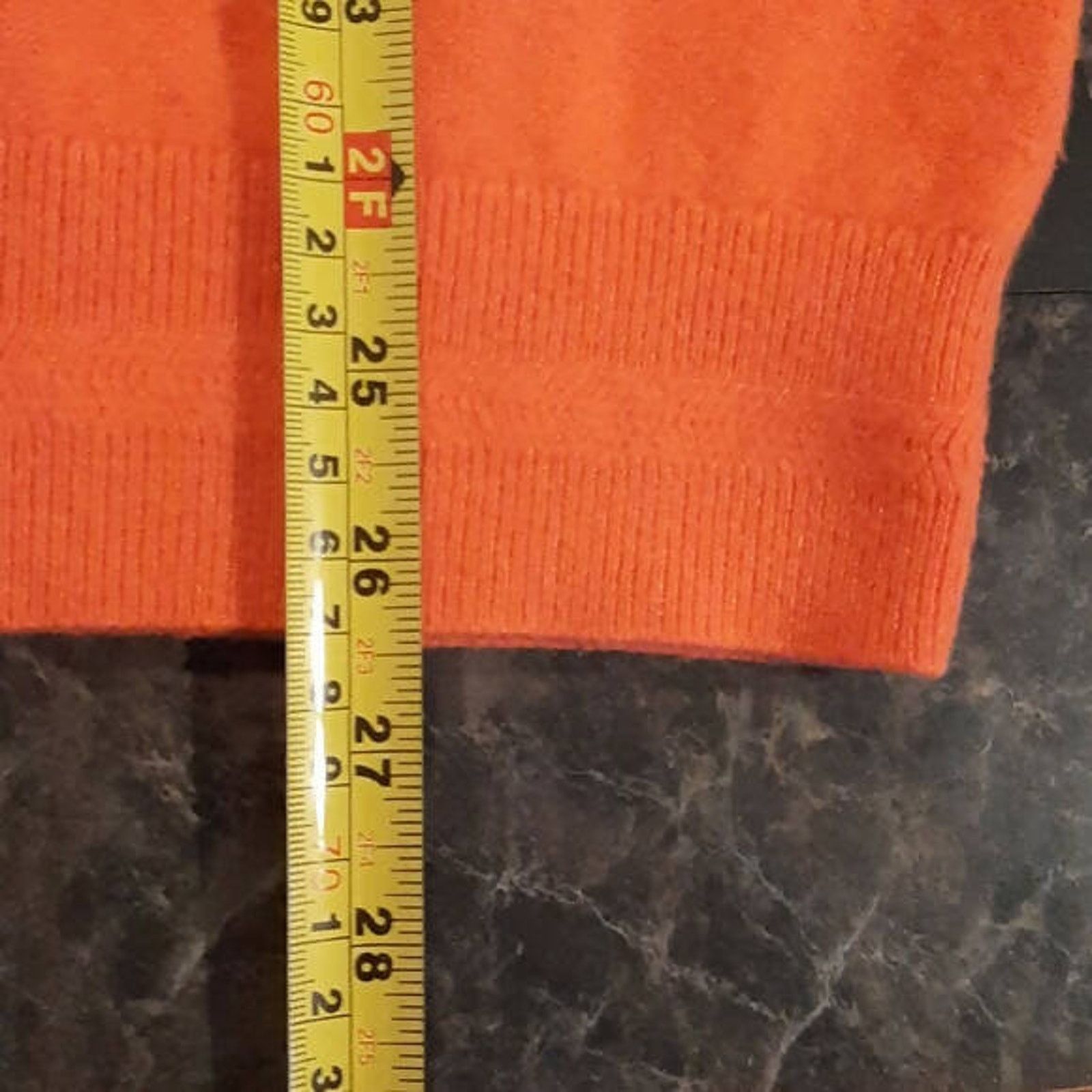 Boden Boden Long Sleeve V-Neck Cashmere Sweater - Orange Size XS / US 0-2 / IT 36-38 - 7 Thumbnail