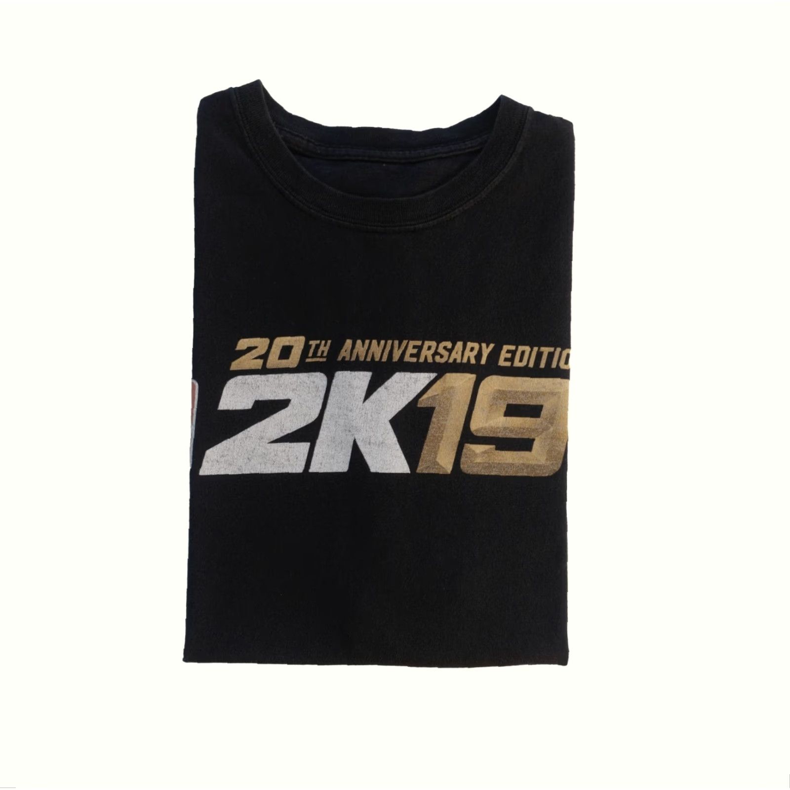 NBA VINTAGE NBA 2K19 20th ANNIVERSARY Y2K BLACK T SHIRT Mens XL Xbox PlayStation Crew Neck Short Sleeve Graphic Print Cotton Size US XL / EU 56 / 4 - 2 Thumbnail
