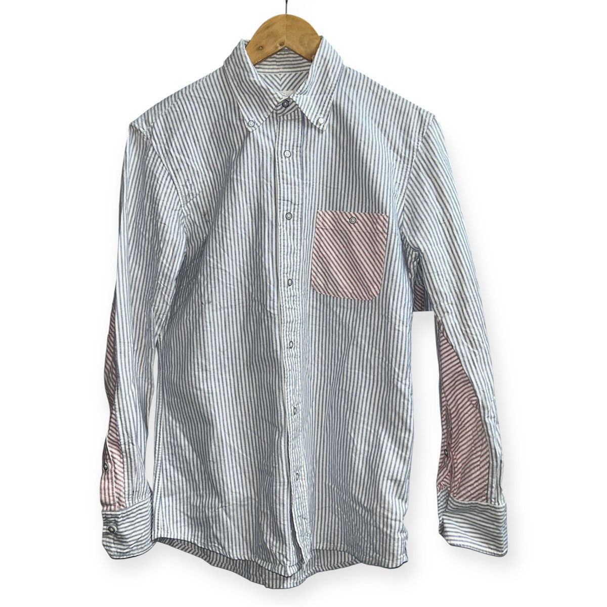 Thom Browne Koe x Thom Browne Striped Longsleeve Button Up Shirt Size US M / EU 48-50 / 2 - 1 Thumbnail