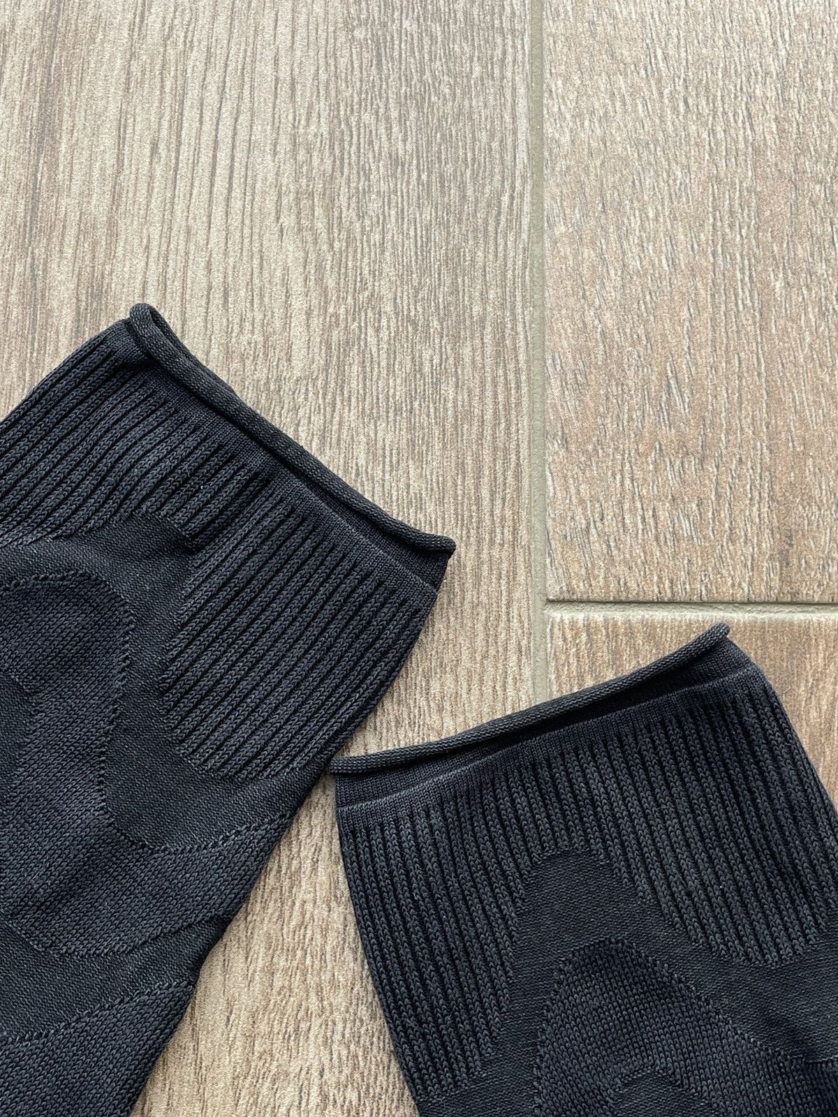 Armani Collezioni × Japanese Brand Luxury Mans Armani Collezioni Coogi Style Black Sweatshirt Size US M / EU 48-50 / 2 - 8 Thumbnail