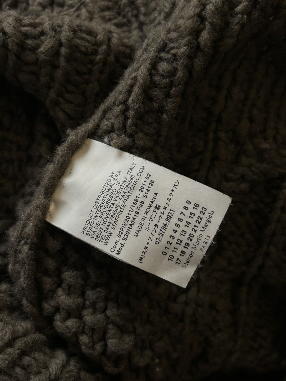 Maison Margiela Maison Martin Margiela | AW2011 Patchwork High-Neck Sweater Size US M / EU 48-50 / 2 - 9 Thumbnail