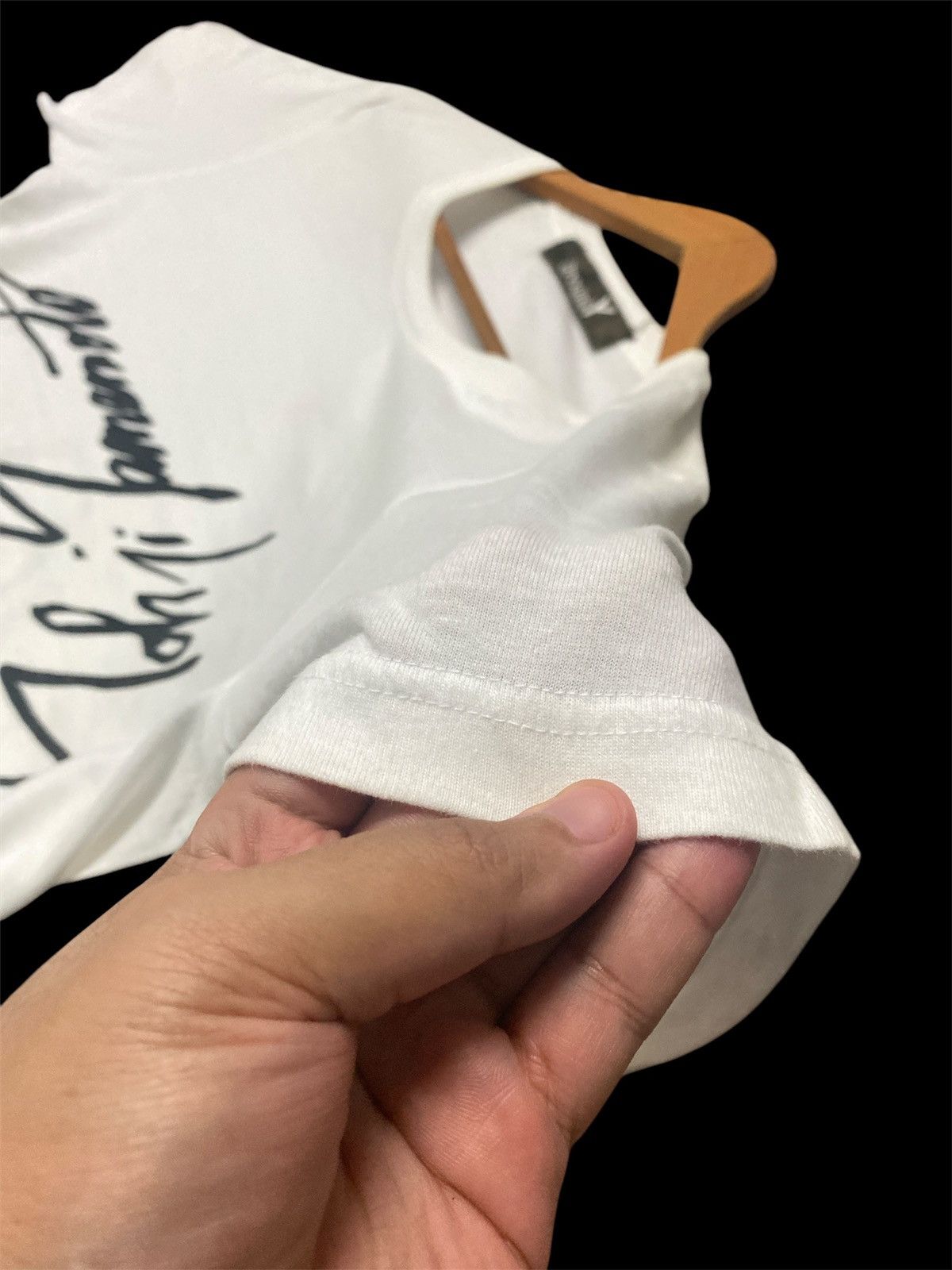 Japanese Brand × Vintage × Yohji Yamamoto ‼️RARE‼️YOHJI YAMAMOTO SPELLOUT VINTAGE SHIRT TEE🔥 Size US M / EU 48-50 / 2 - 9 Thumbnail