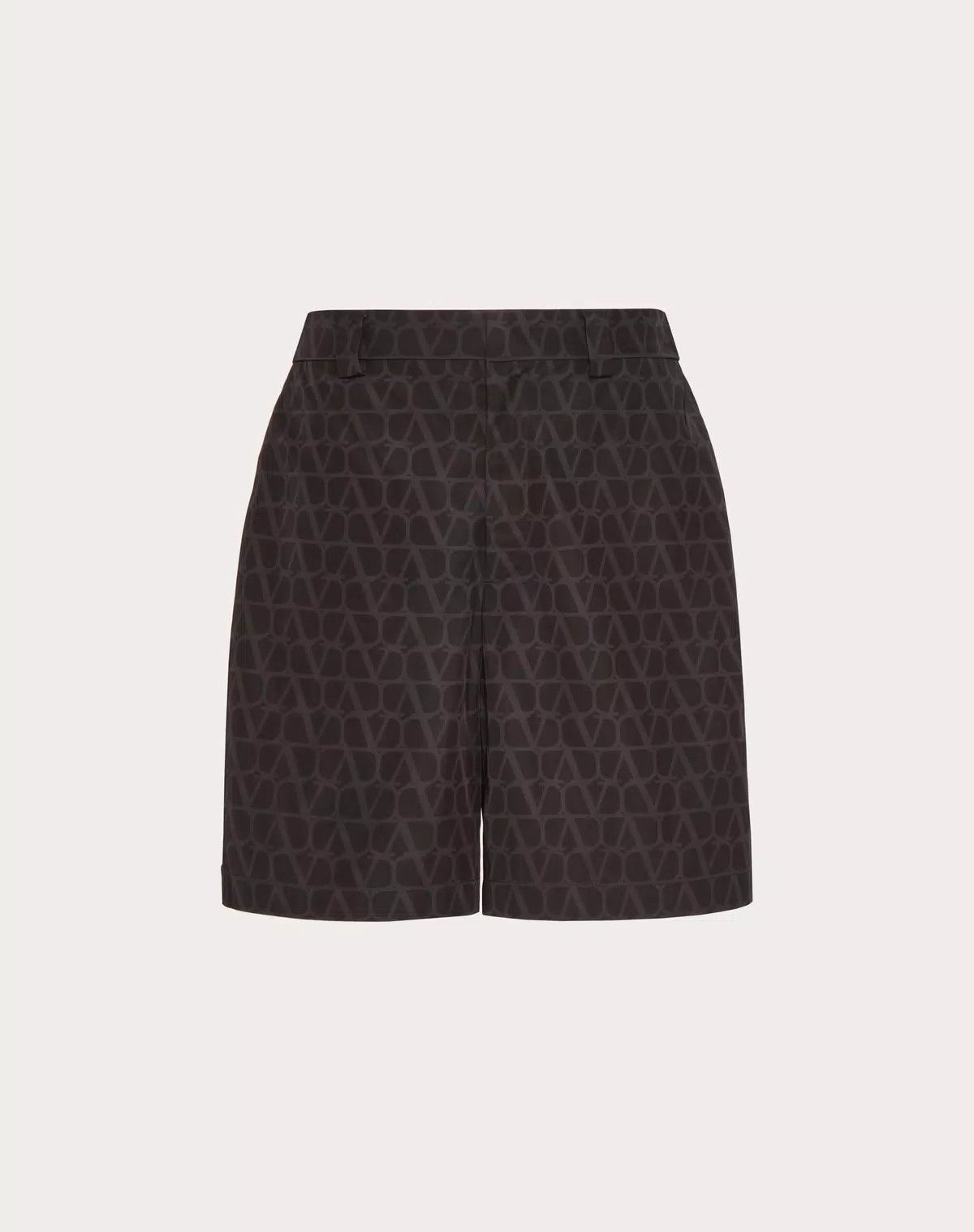 Valentino oc11z0725 Nylon Bermuda Shorts in Black Size US 30 / EU 46 - 1 Thumbnail
