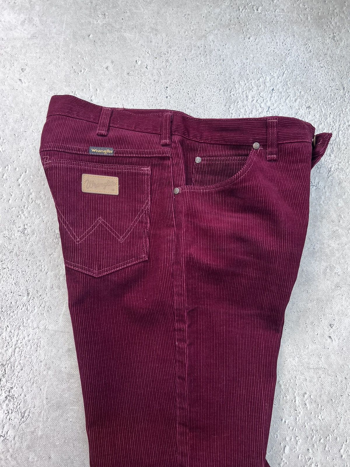Vintage × Wrangler Vintage Corduroy Wrangler Wrancher Flare Trousers Size US 33 - 9 Thumbnail