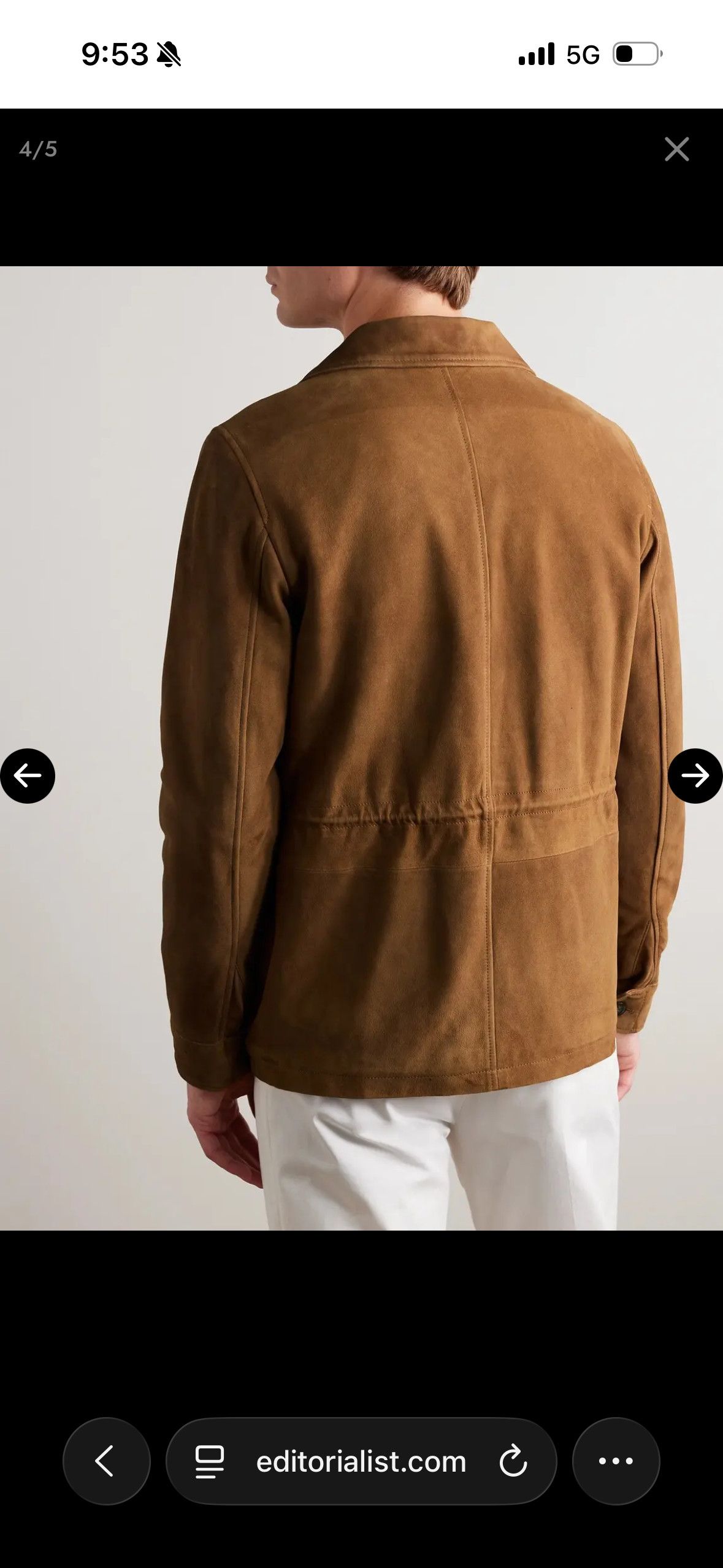 Kingsman Kingsman Slim-Fit Brown Suede Field Jacket Size 48 Mr Porter Size US M / EU 48-50 / 2 - 9 Thumbnail