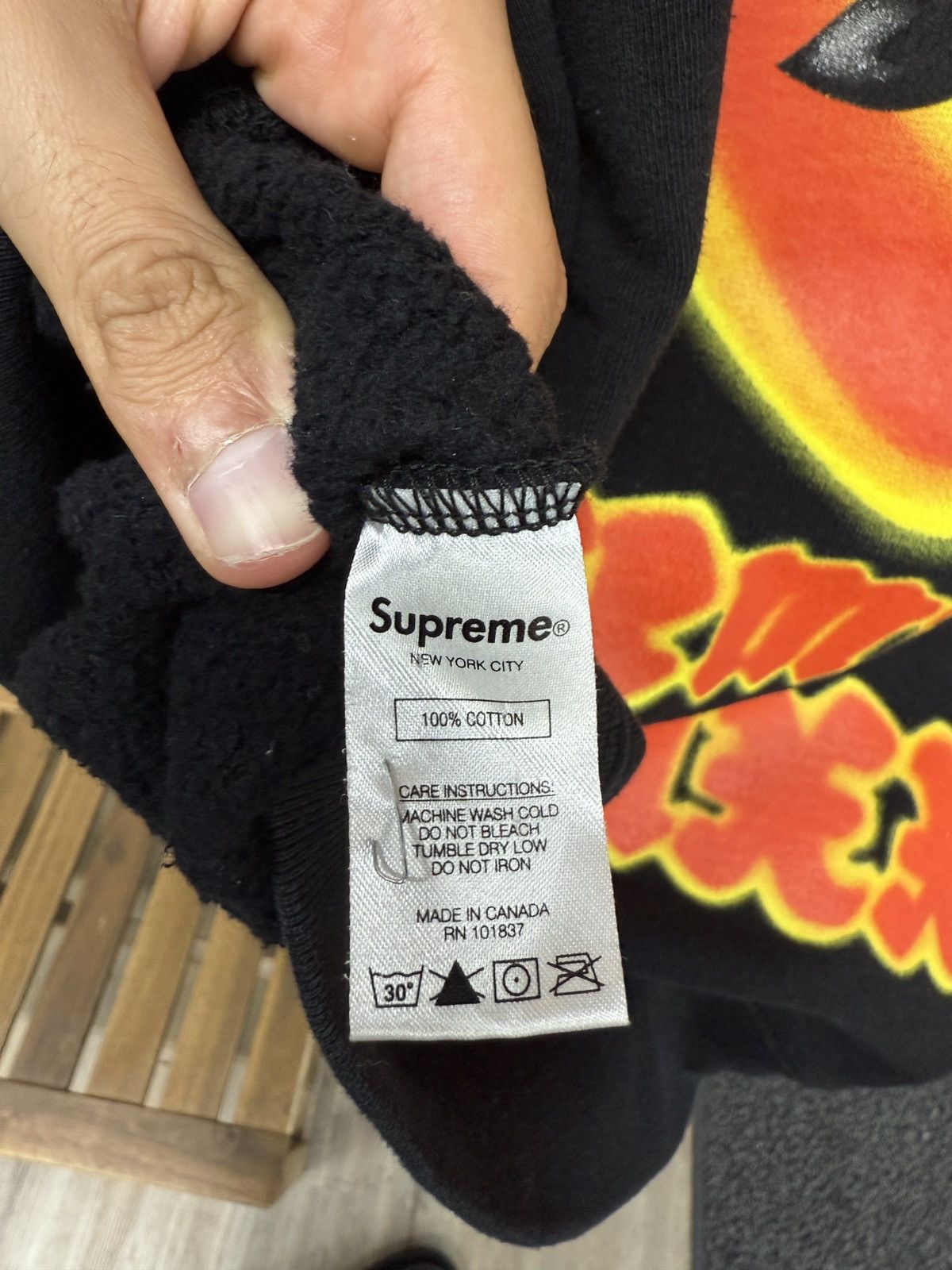 Supreme Supreme Black Hoodie Size US XL / EU 56 / 4 - 5 Thumbnail