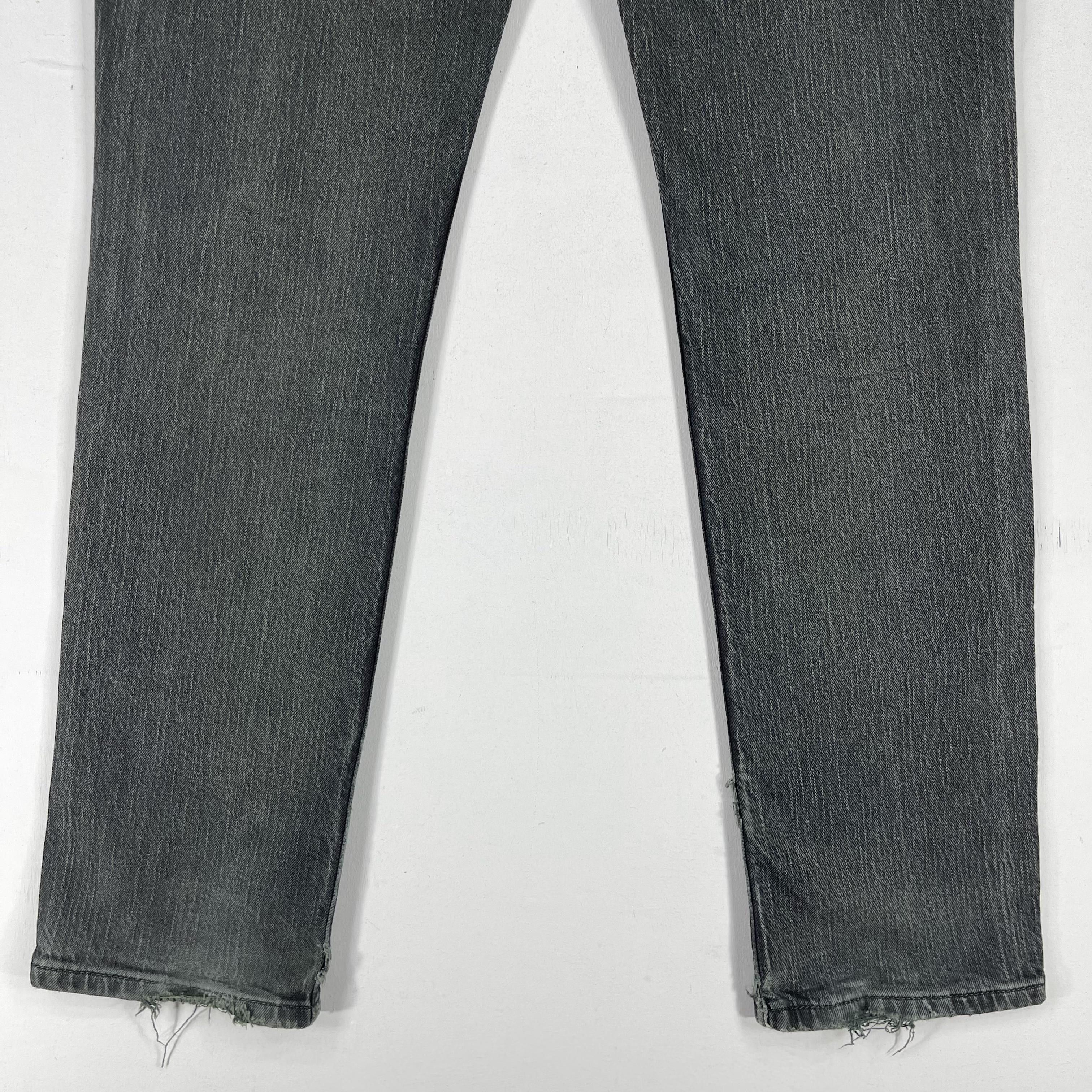 Levi's × Vintage W35 L31 Vintage Distressed Levis 511 Faded Black Wash Jeans Size US 35 - 12 Thumbnail