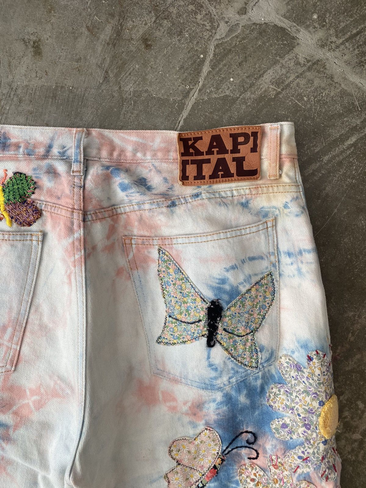 Kapital Kapital Kountry Crazy Papillon Flare Denim Chrome Hearts Size US 36 / EU 52 - 10 Thumbnail
