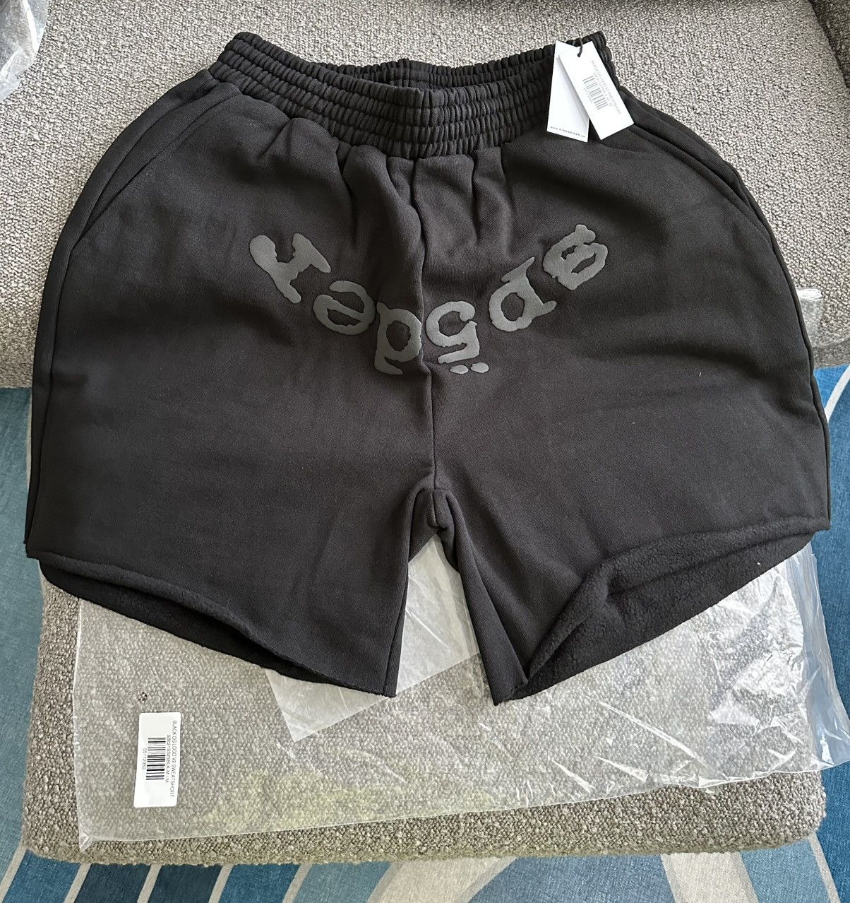 Sp5der Spider Worldwide SP5DER OG Web V2 Phantom Sweatshort Size US 32 / EU 48 - 7 Thumbnail