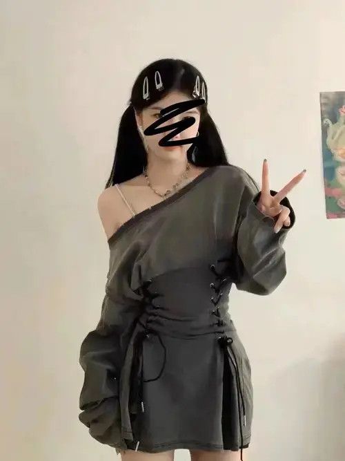 Designer × Japanese Brand Grunge Goth Corset Dress Size S / US 4 / IT 40 - 2 Thumbnail