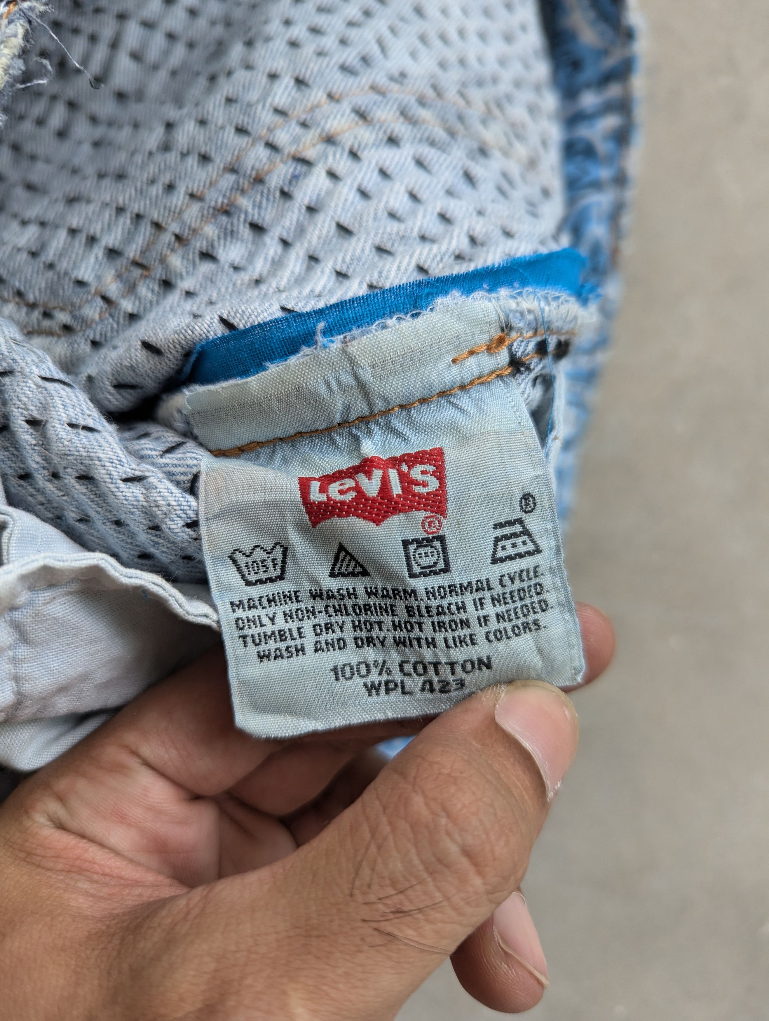 Levi's 1/1 World Levis 501 Uroboros Kofu Reconstructed Handmade Size US 35 - 13 Thumbnail