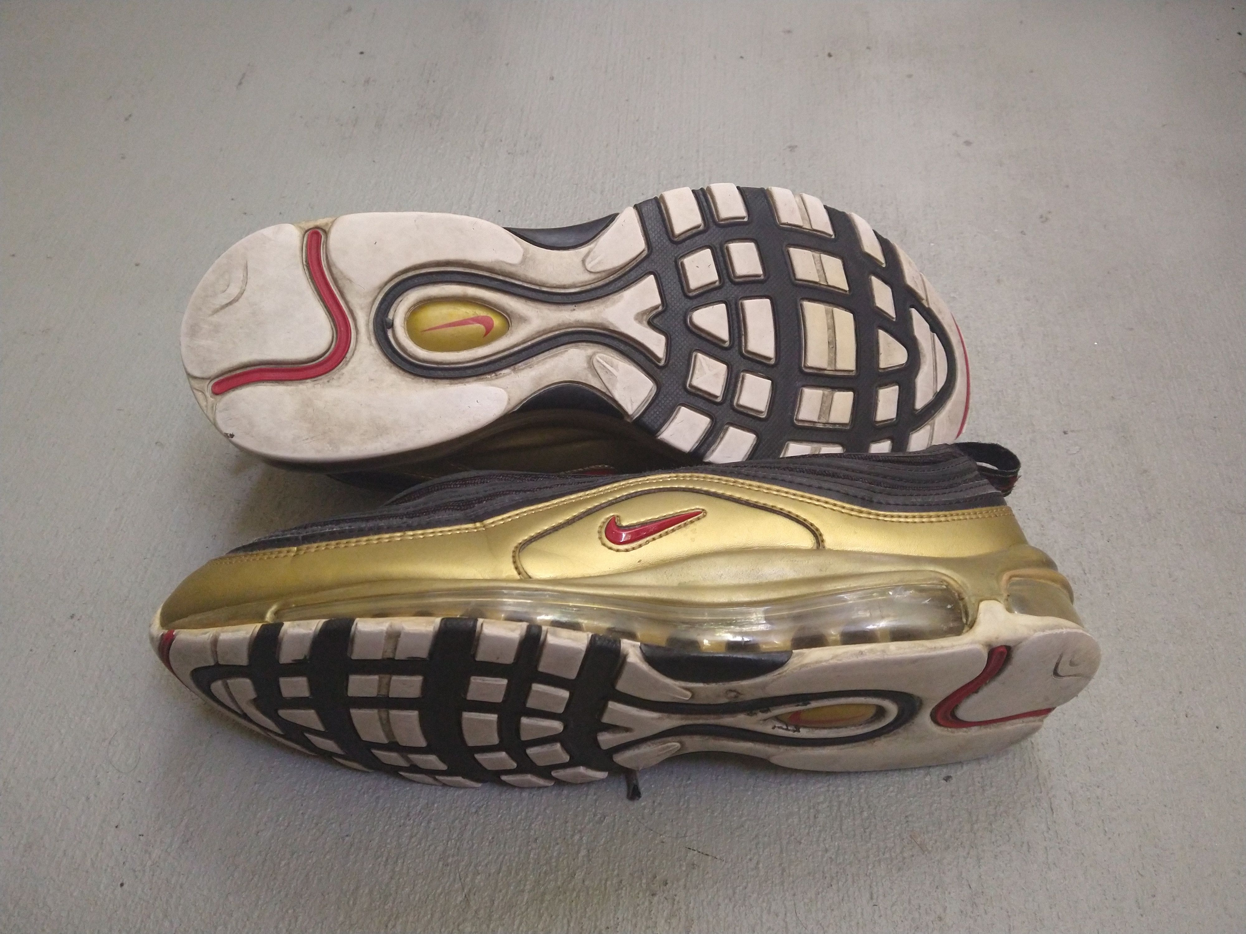 Nike Nike Air Max 97 QS Metallic Gold Size 11.5 AT5458-002 Size US 11.5 / EU 44-45 - 17 Thumbnail