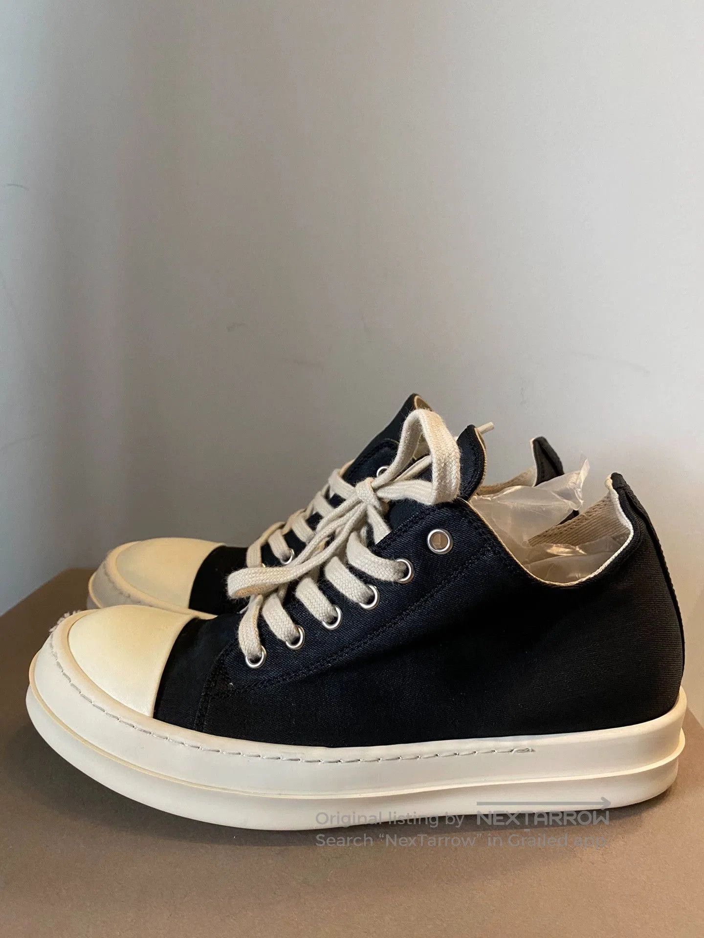 Rick Owens rick owens low-top canvas shoes size 39. Size US 6.5 / EU 39-40 - 1 Thumbnail