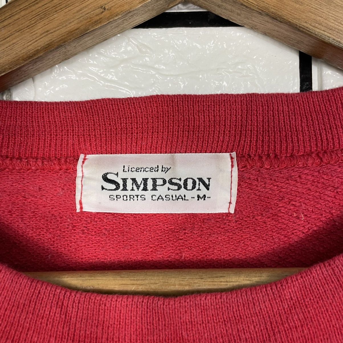 Japanese Brand Simpson Plain Crewneck Sweatshirt Size US M / EU 48-50 / 2 - 11 Thumbnail