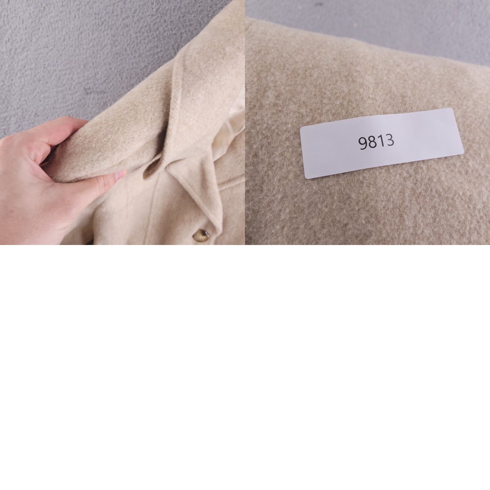 Vintage Cabin Creek Coat Womens 12 Wool Overcoat Trench Long Beige Brown Size XL / US 12-14 / IT 48-50 - 9 Thumbnail