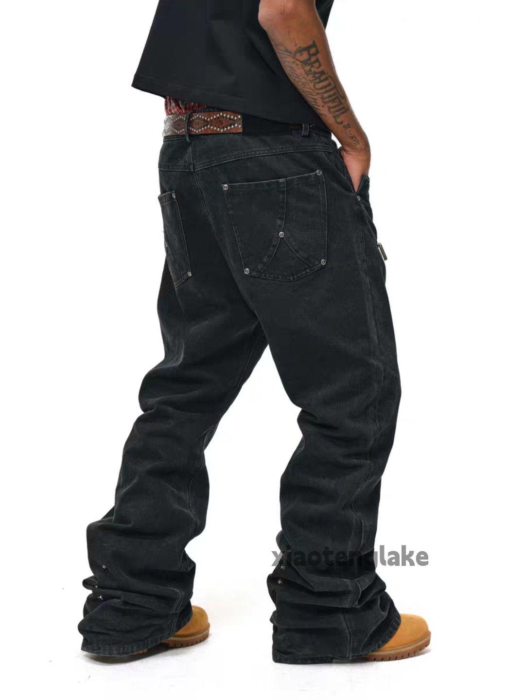 Jean Unisex outdoor utility punk yuppie hiphop flared pants Size US 34 / EU 50 - 11 Thumbnail
