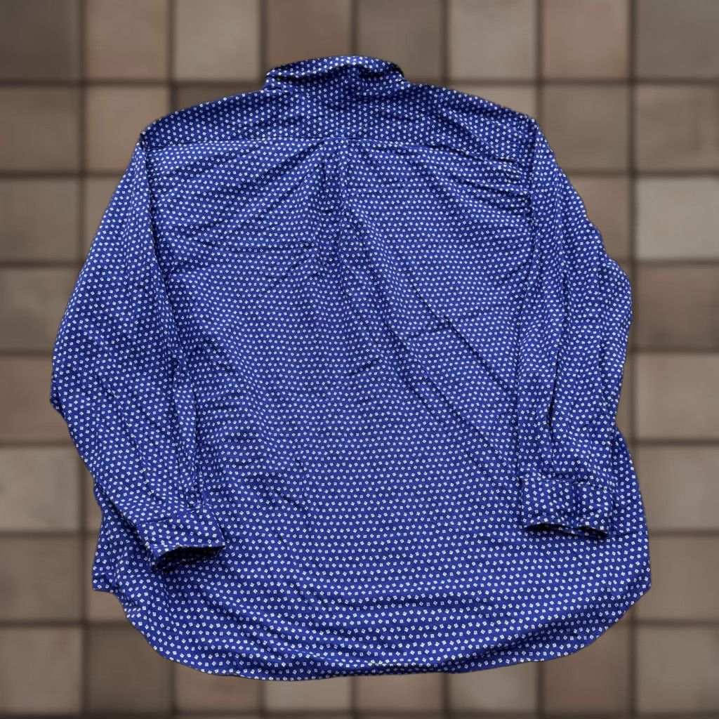 Ralph Lauren Ralph Lauren Shirt Mens Big 3X Blue Geometric Button Down Long Sleeve Cotton Size US XXL / EU 58 / 5 - 1 Thumbnail
