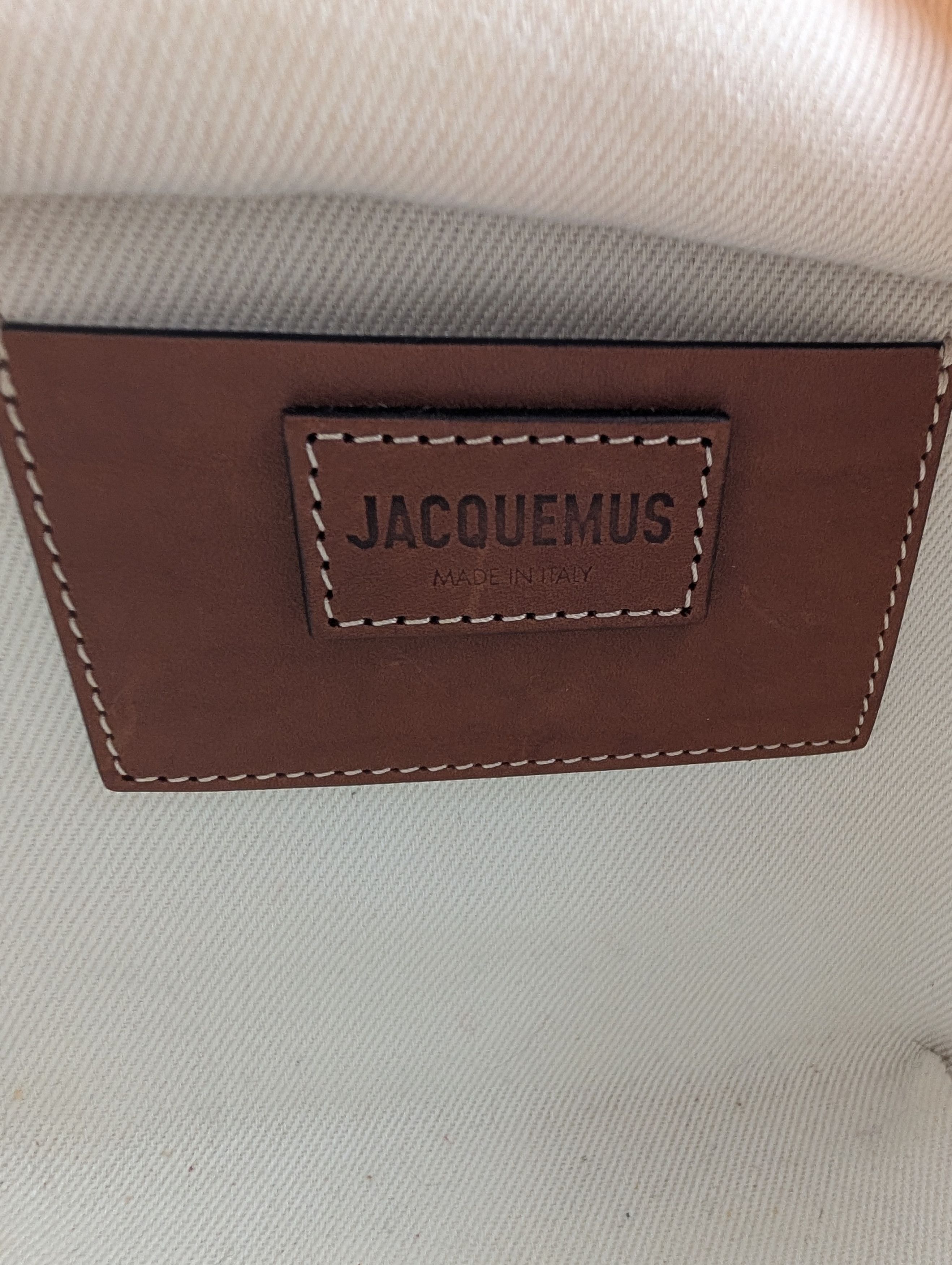 Jacquemus Jacquemus Brown Leather Le Seau Carre Bucket Bag Size ONE SIZE - 10 Thumbnail