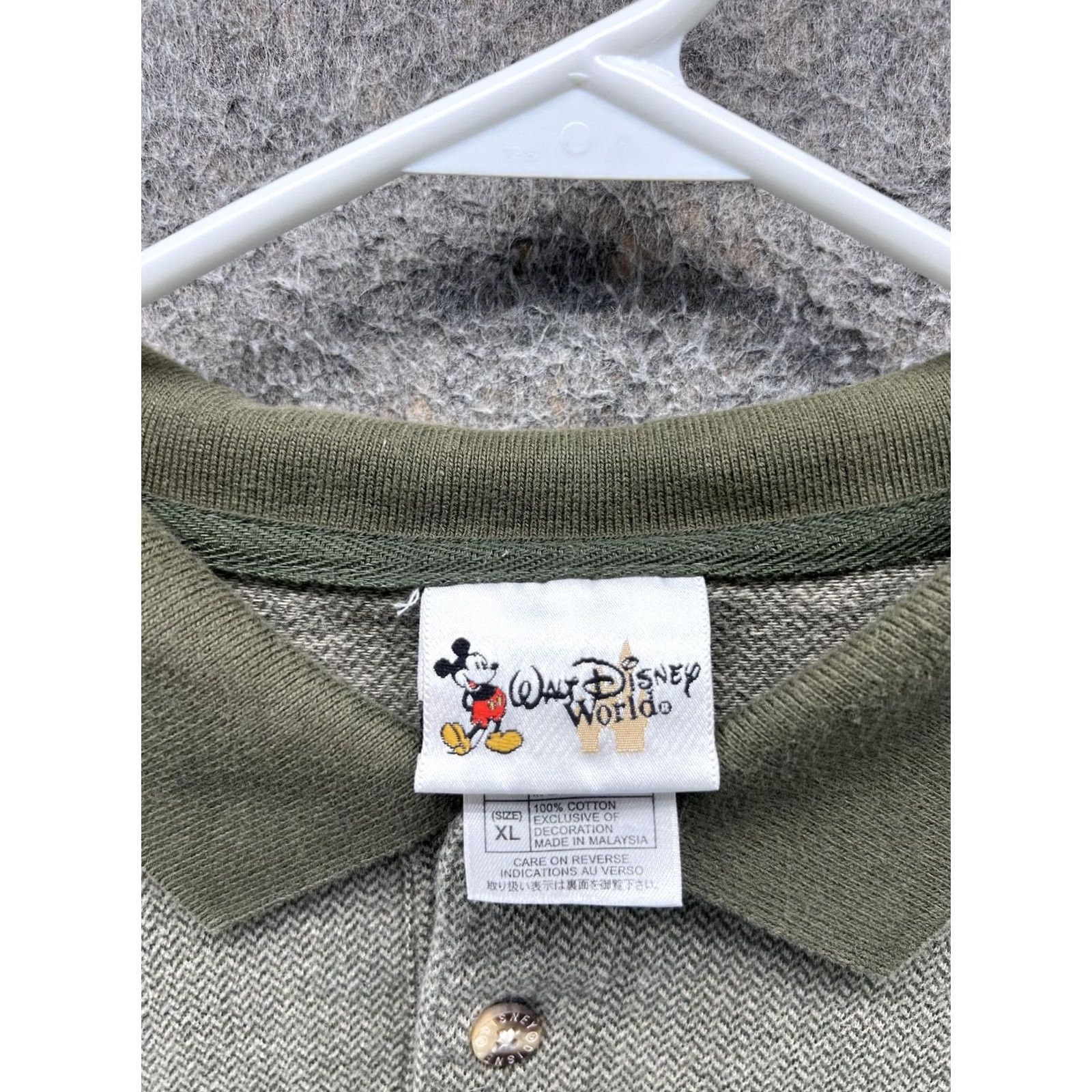Disney Disney Mickey Mouse Polo Shirt Mens XL Green Herringbone Walt Disney World Shirt Mens XL Green Herringbone Disney Mickey Mouse Polo Shirt Size US XL / EU 56 / 4 - 6 Thumbnail