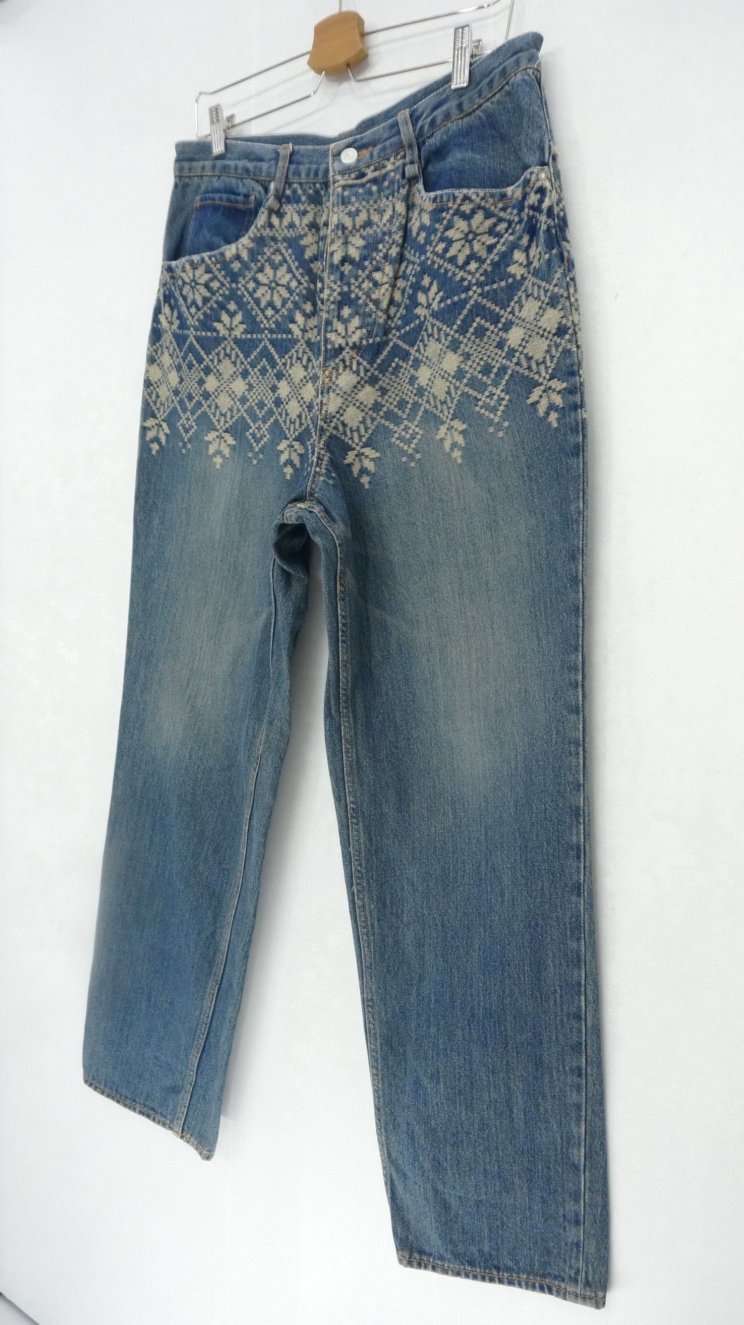 Iroquois Japan 🔴IROQUOIS Made in Japan 🎌 Native Vintage Buttonfly Jeans Size US 32 / EU 48 - 3 Thumbnail